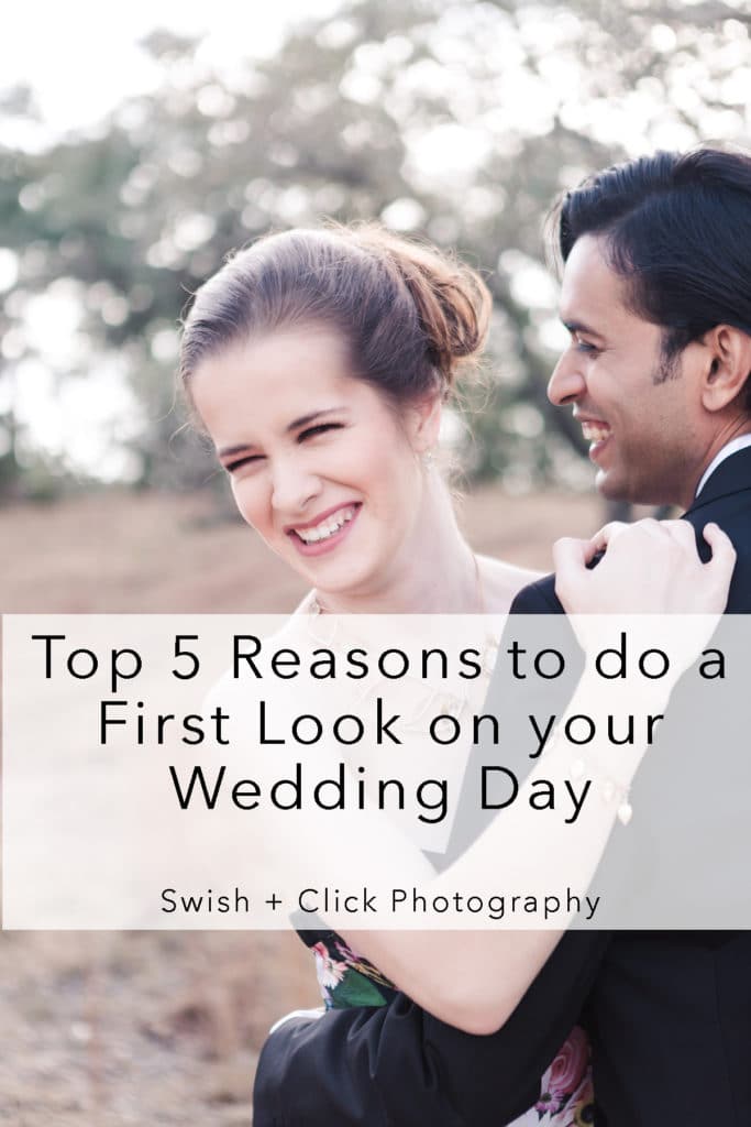 top 5 reasons to do a first look on your wedding day