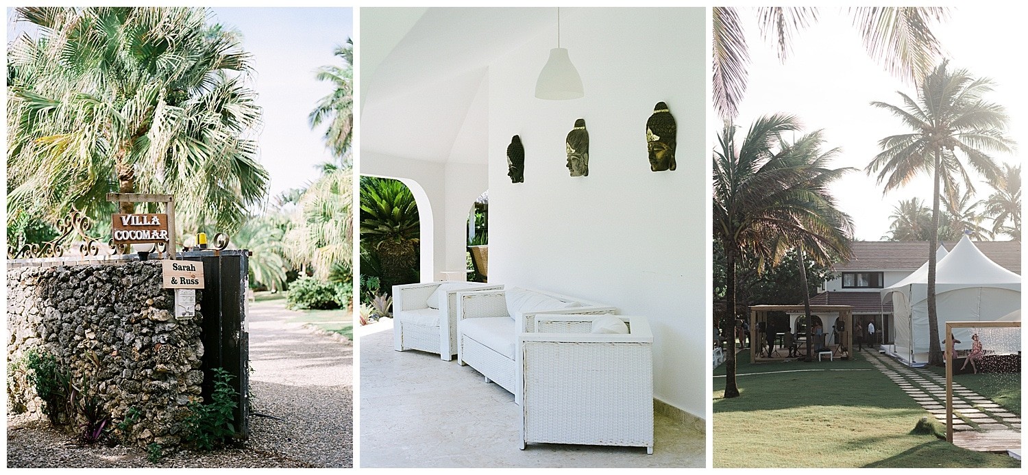 wedding day details at Villa Cocomar in the Dominican Republic by Swish and Click Photographer