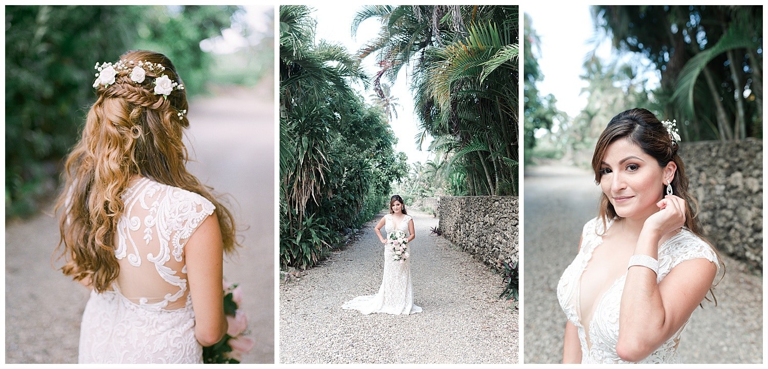 bride wedding portraits at Villa Cocomar in the Dominican Republic by Swish and Click Photographer