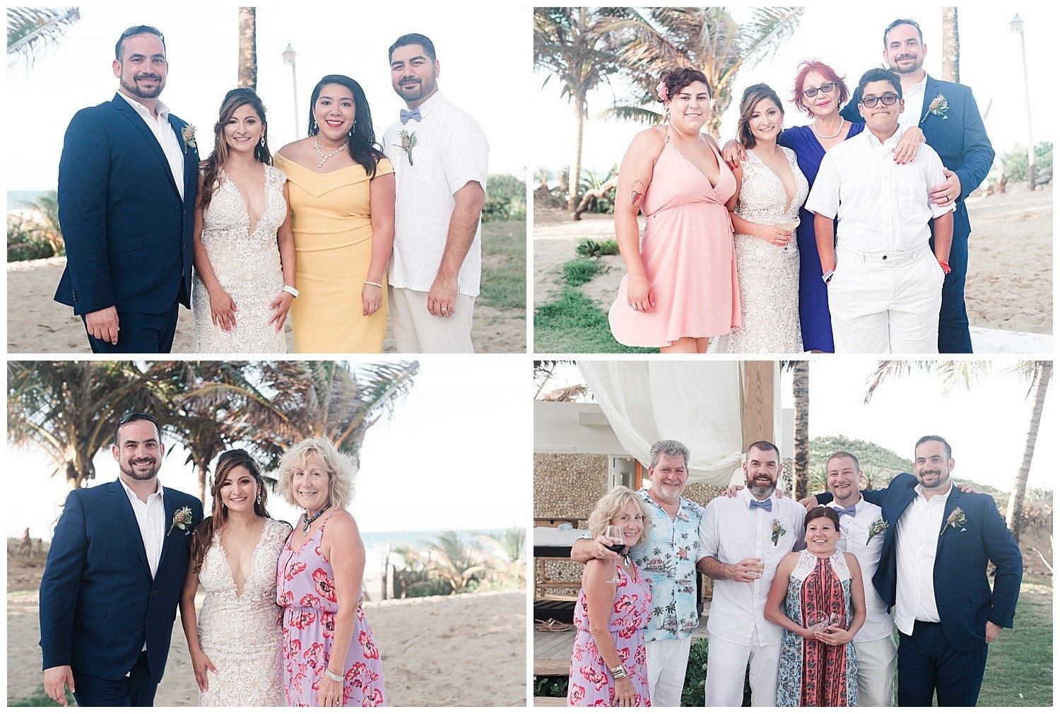 wedding cocktail hour at Villa Cocomar in the Dominican Republic by Swish and Click Photographer
