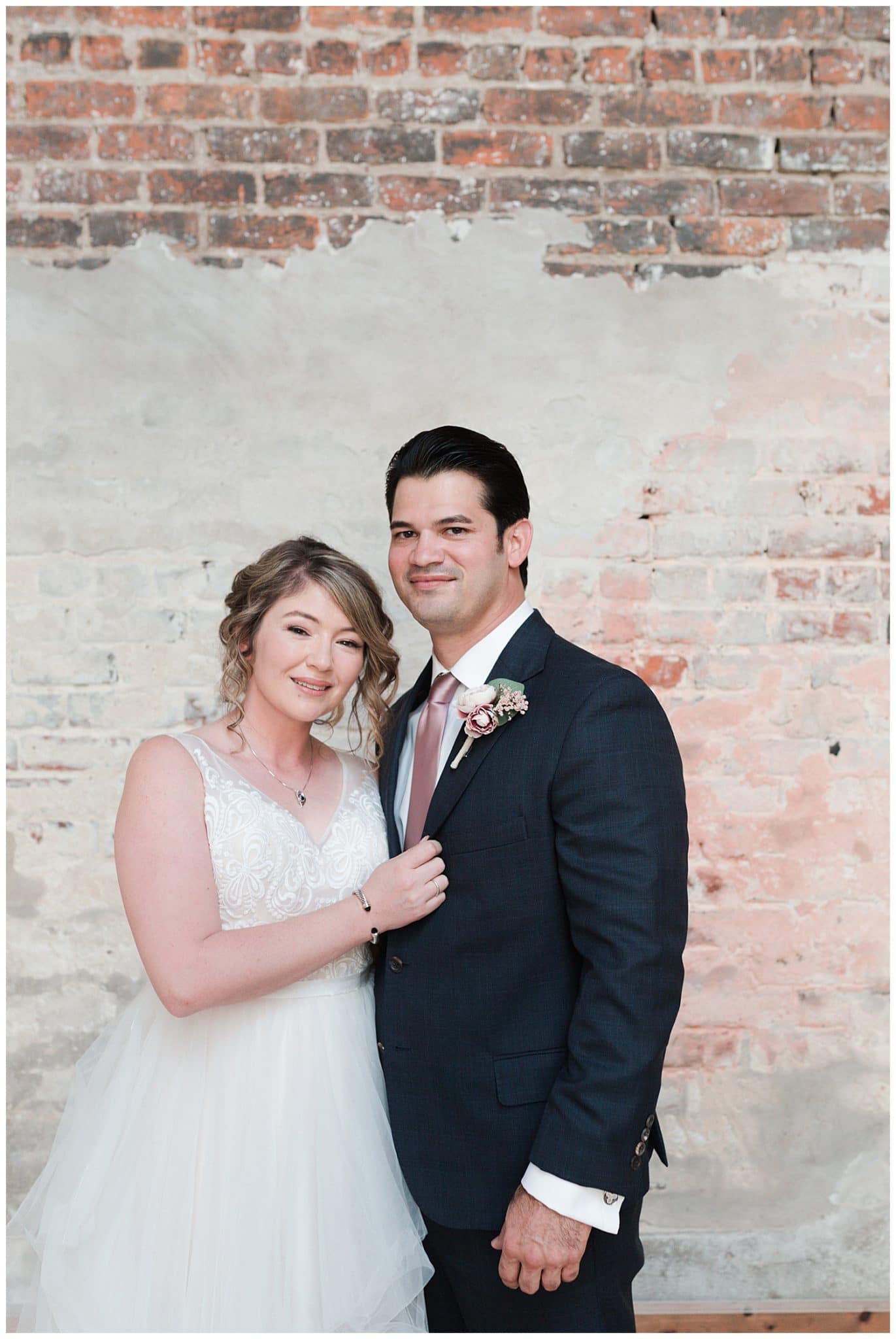 bride and groom portraits at Thomas Bistro in New Orleans by Swish and Click Photography