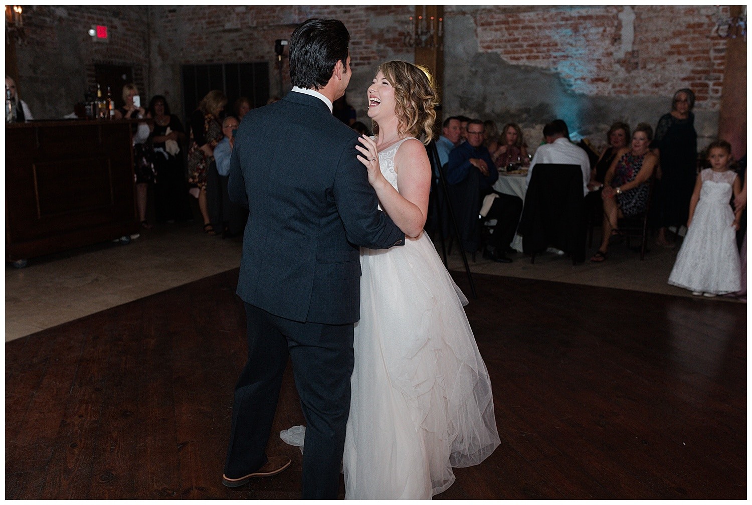 wedding first dance at Thomas Bistro in New Orleans by Swish and Click Photography