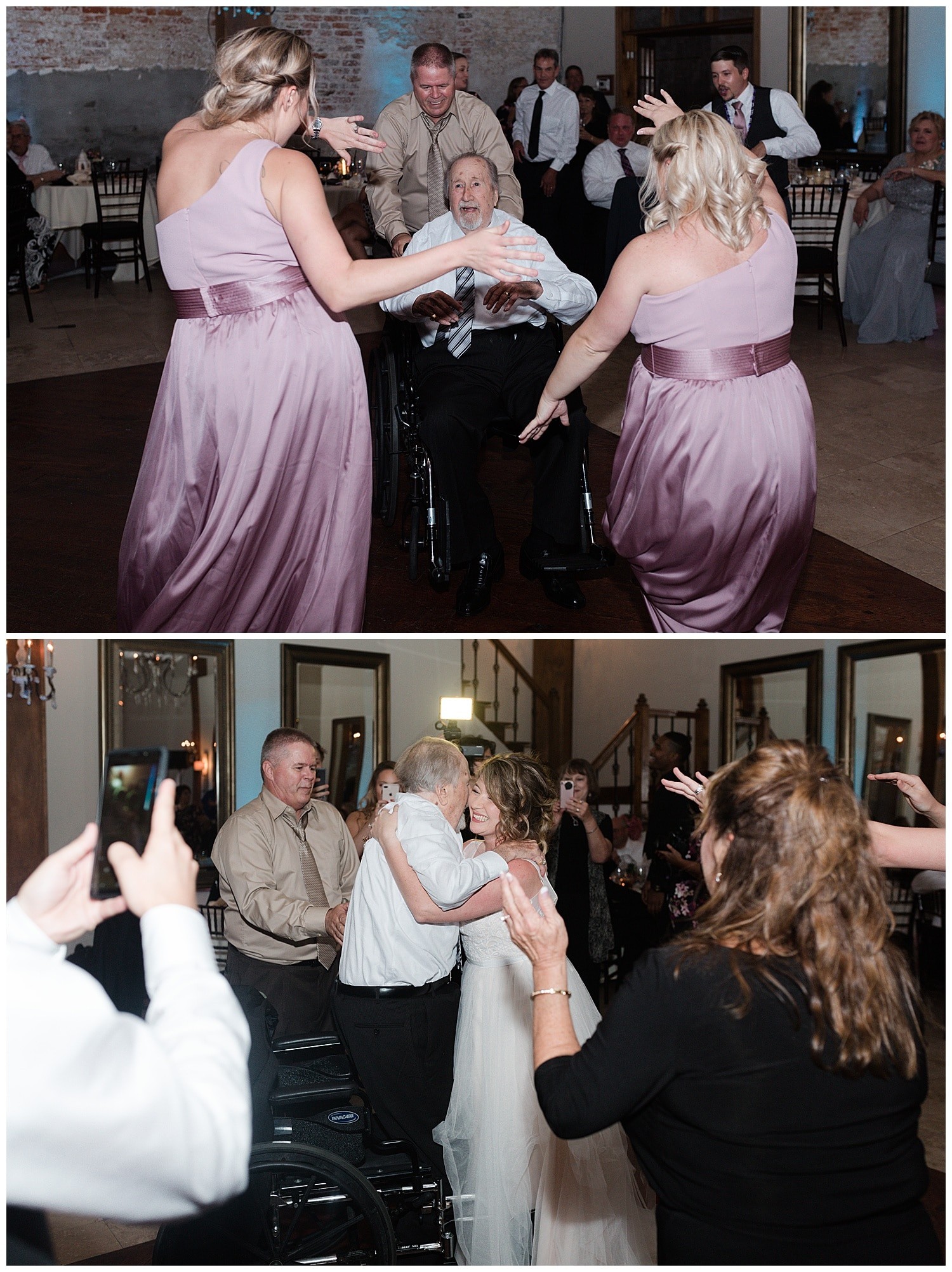 wedding reception dancing at Thomas Bistro in New Orleans by Swish and Click Photography