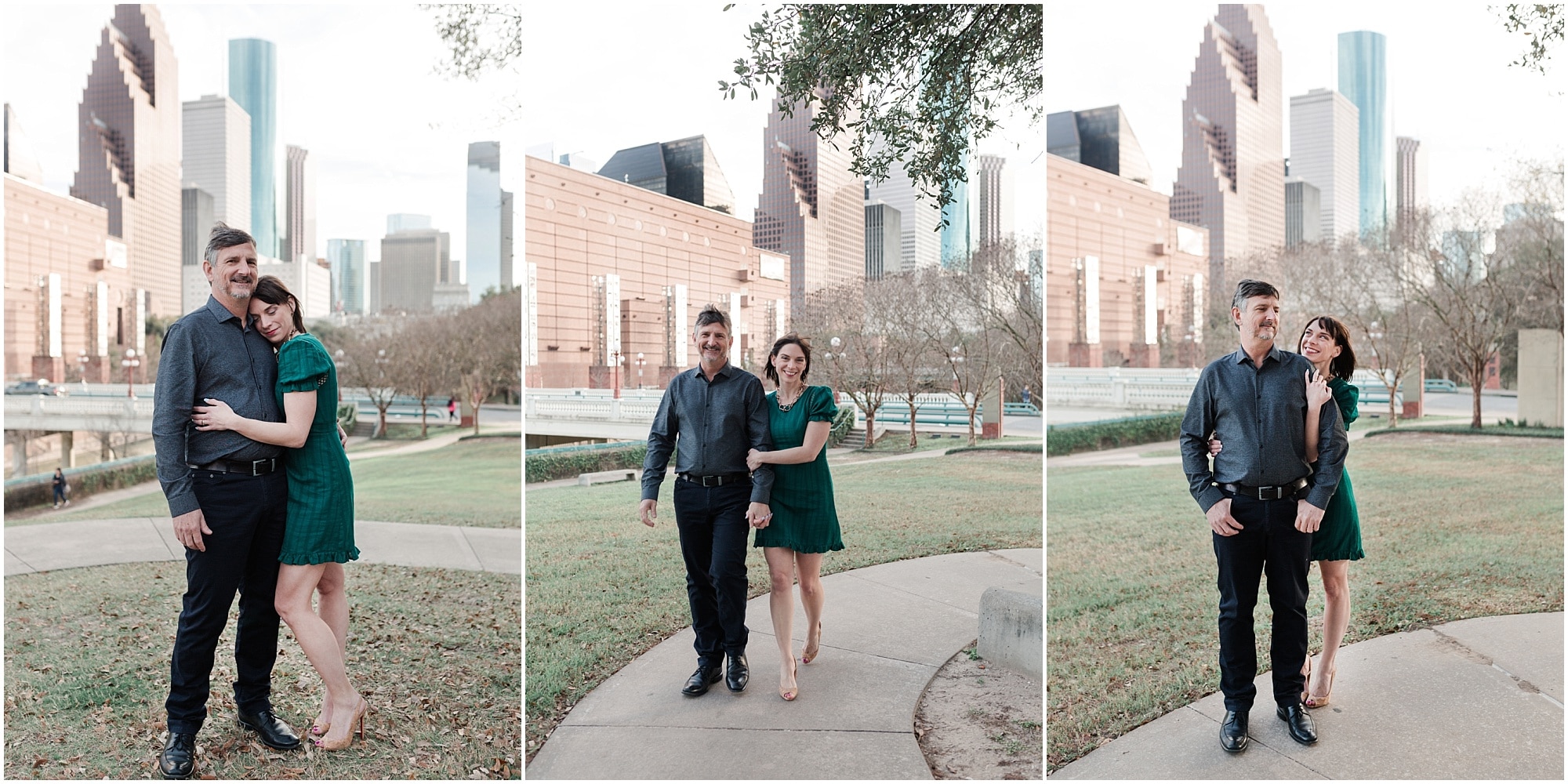 downtown Houston engagement session by Houston Photographer Swish and Click Photography