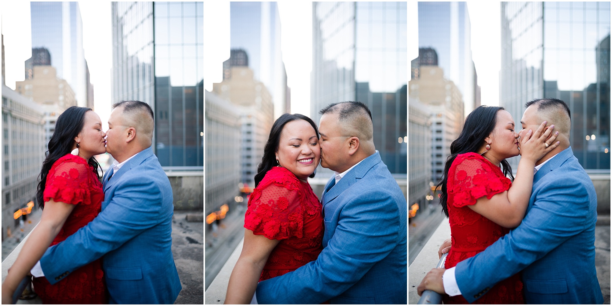 Modern Downtown Houston Engagement Session