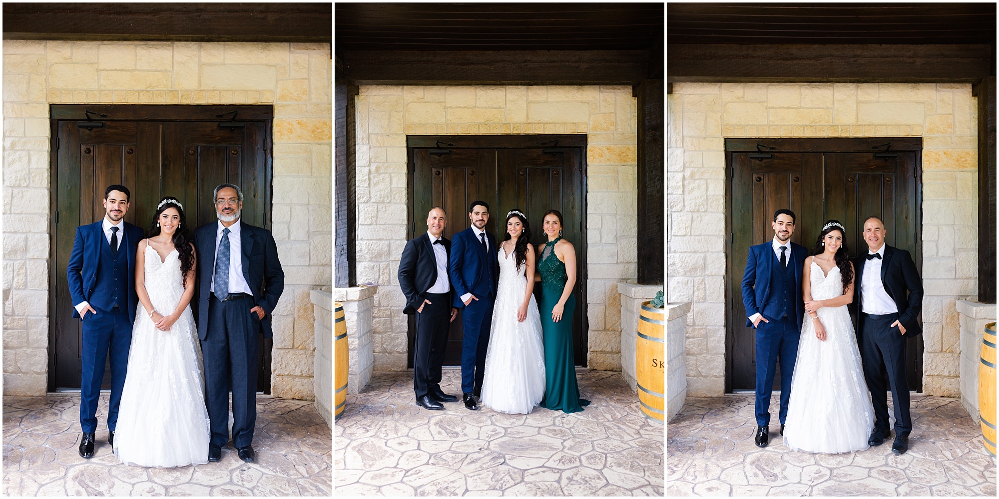 Houston wedding family portraits