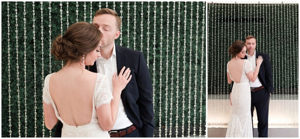 Houston wedding photographer Swish and Click photography capturing bride and groom in Houston during Coronavirus
