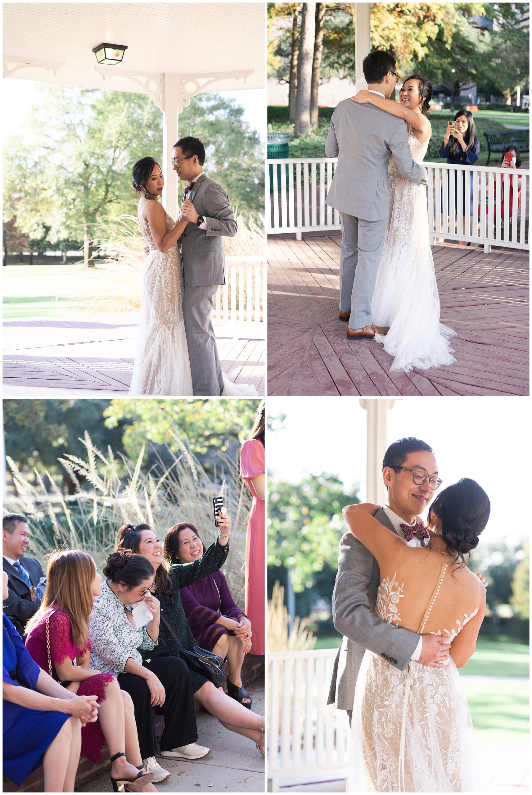 bride and groom's first dance at Houston wedding at the Heritage Society by Swish and Click Photography
