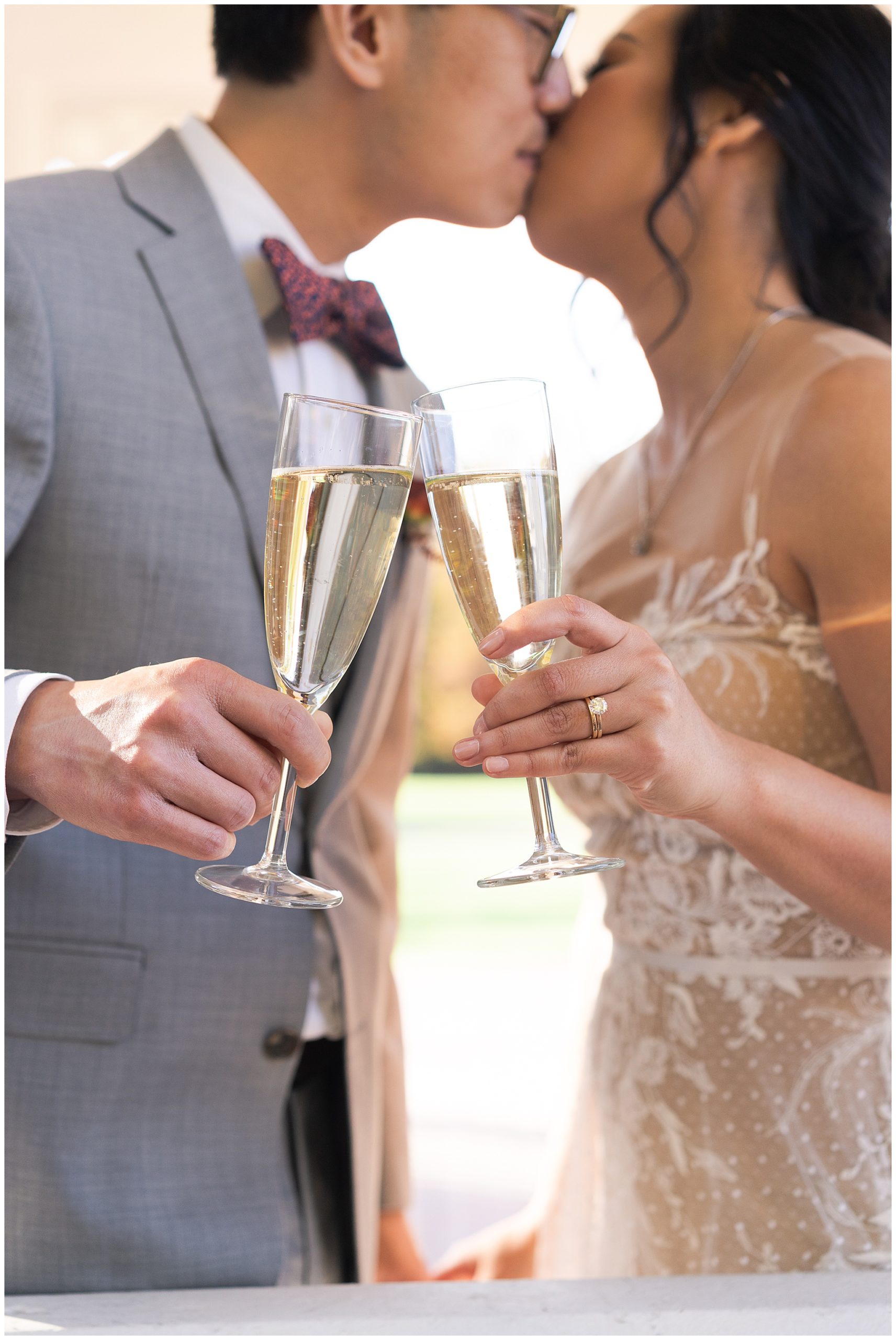 champagne toast at Houston wedding at the Heritage Society by Swish and Click Photography