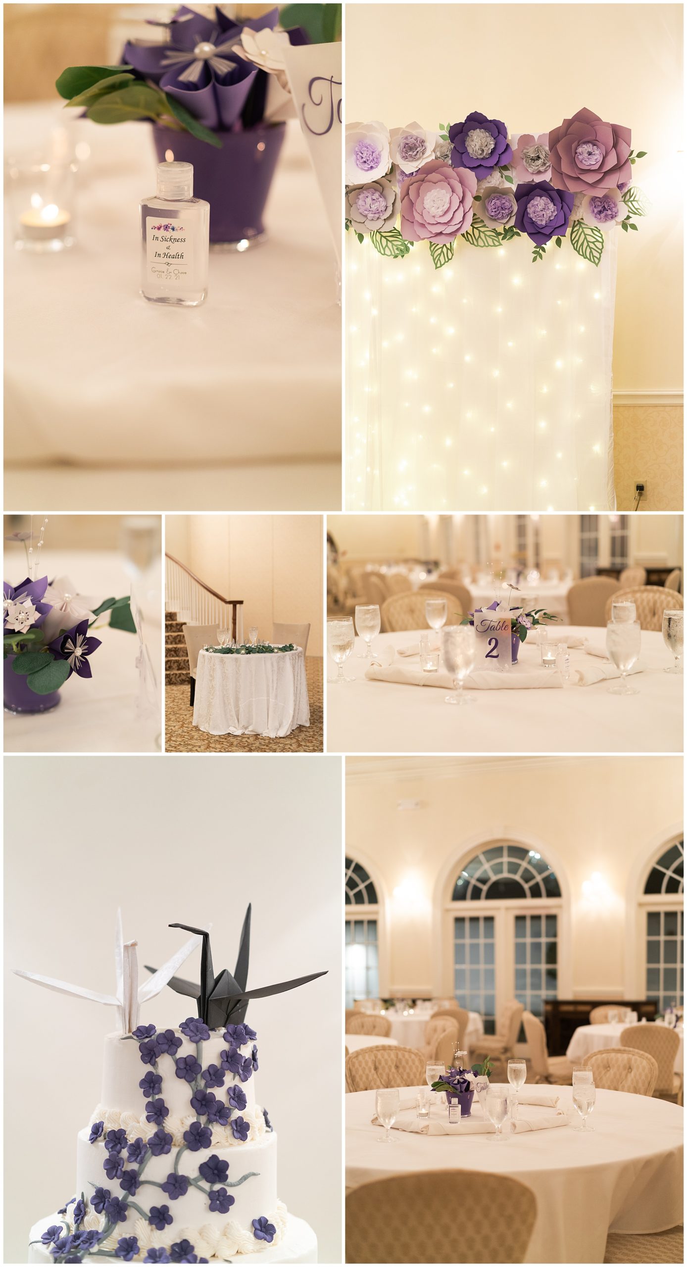 reception details at Ashton Gardens in Houston Texas by Swish and Click Photography