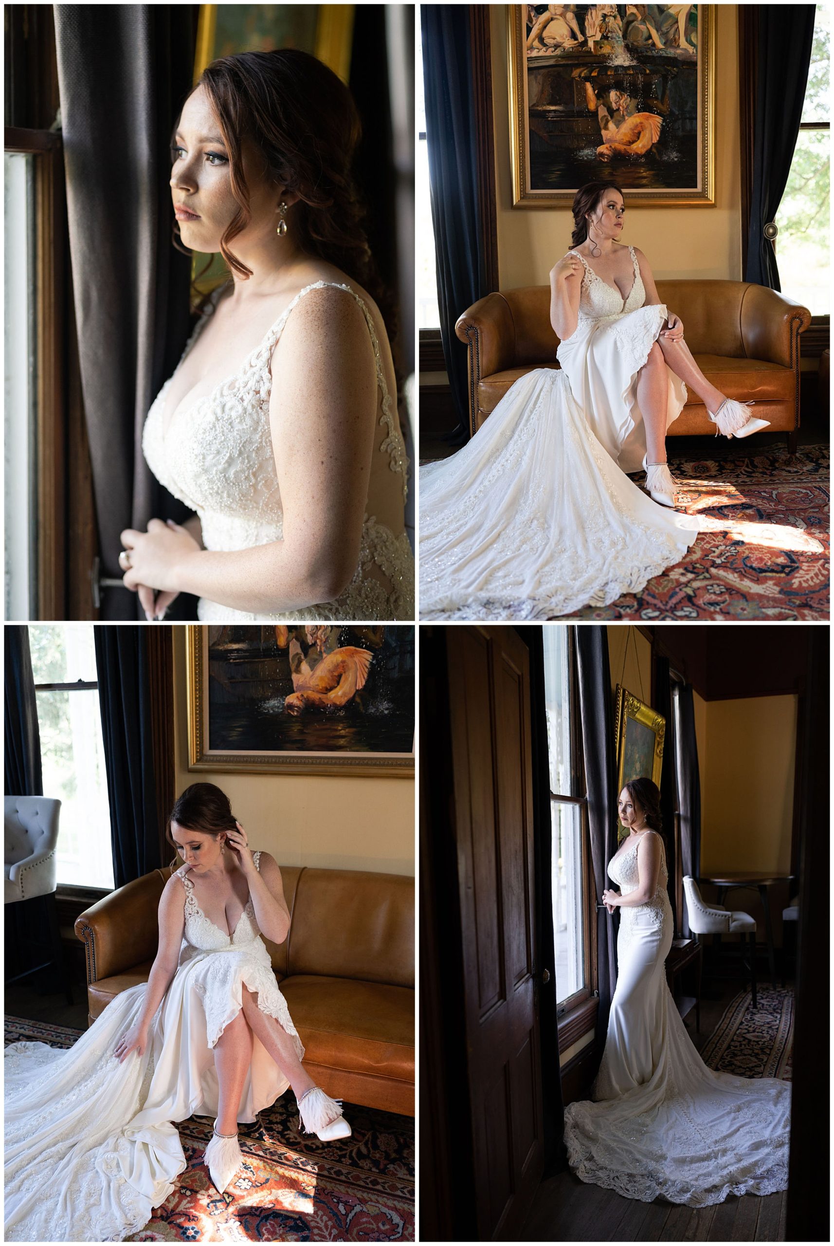 bridal session at Barr Mansion in Austin Texas by Swish and Click Photography