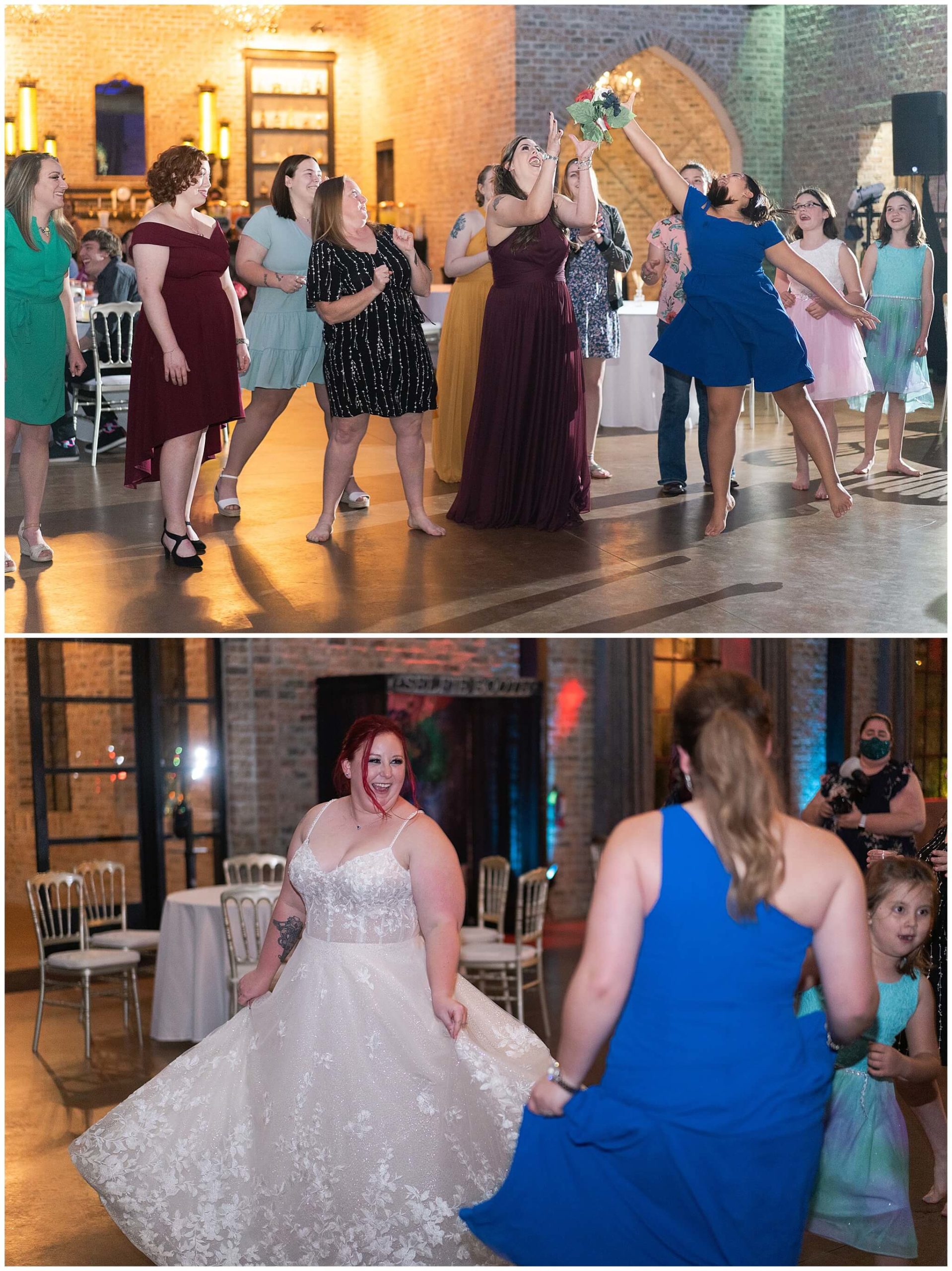 reception dancing at Iron Manor in Houston Texas by Swish and Click Photography