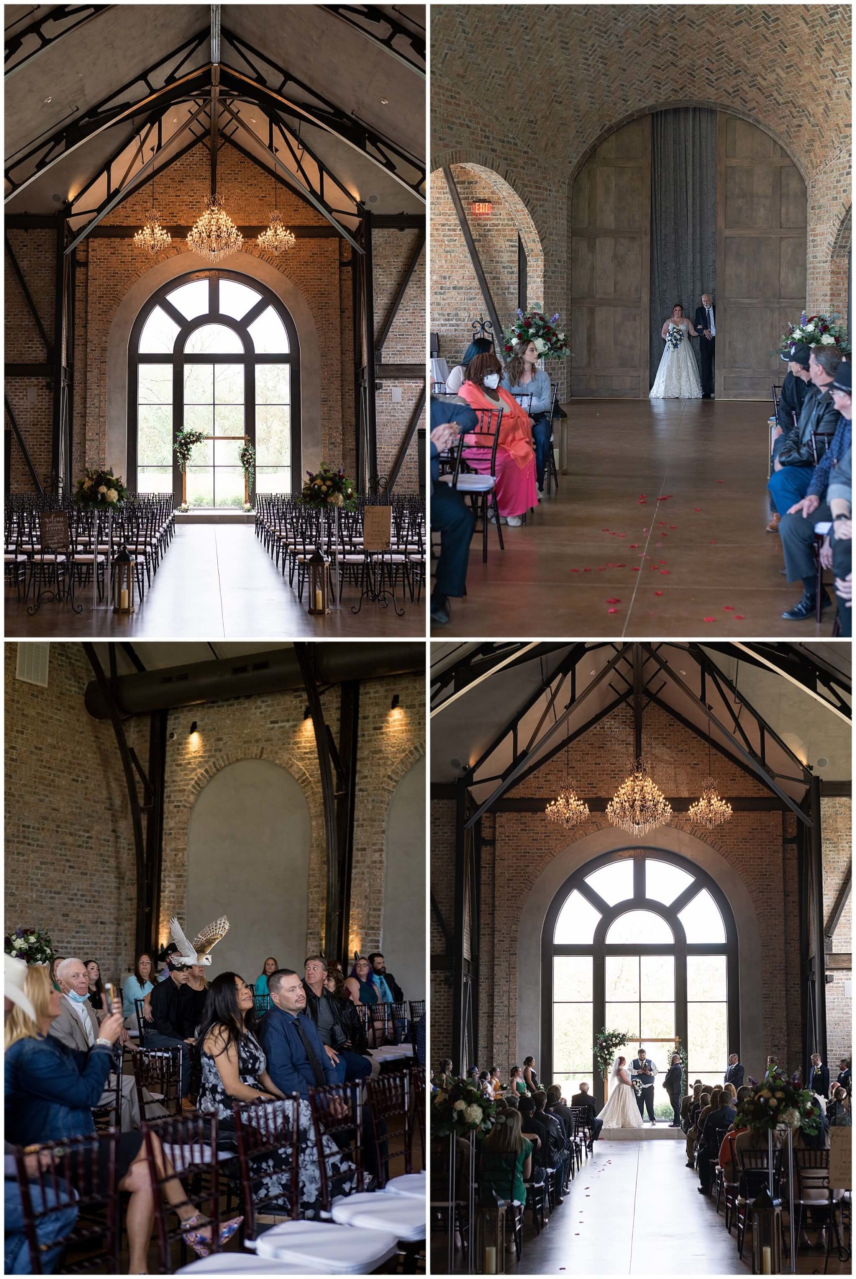 wedding ceremony for a Harry Potter wedding at Iron Manor in Houston Texas by Swish and Click Photography