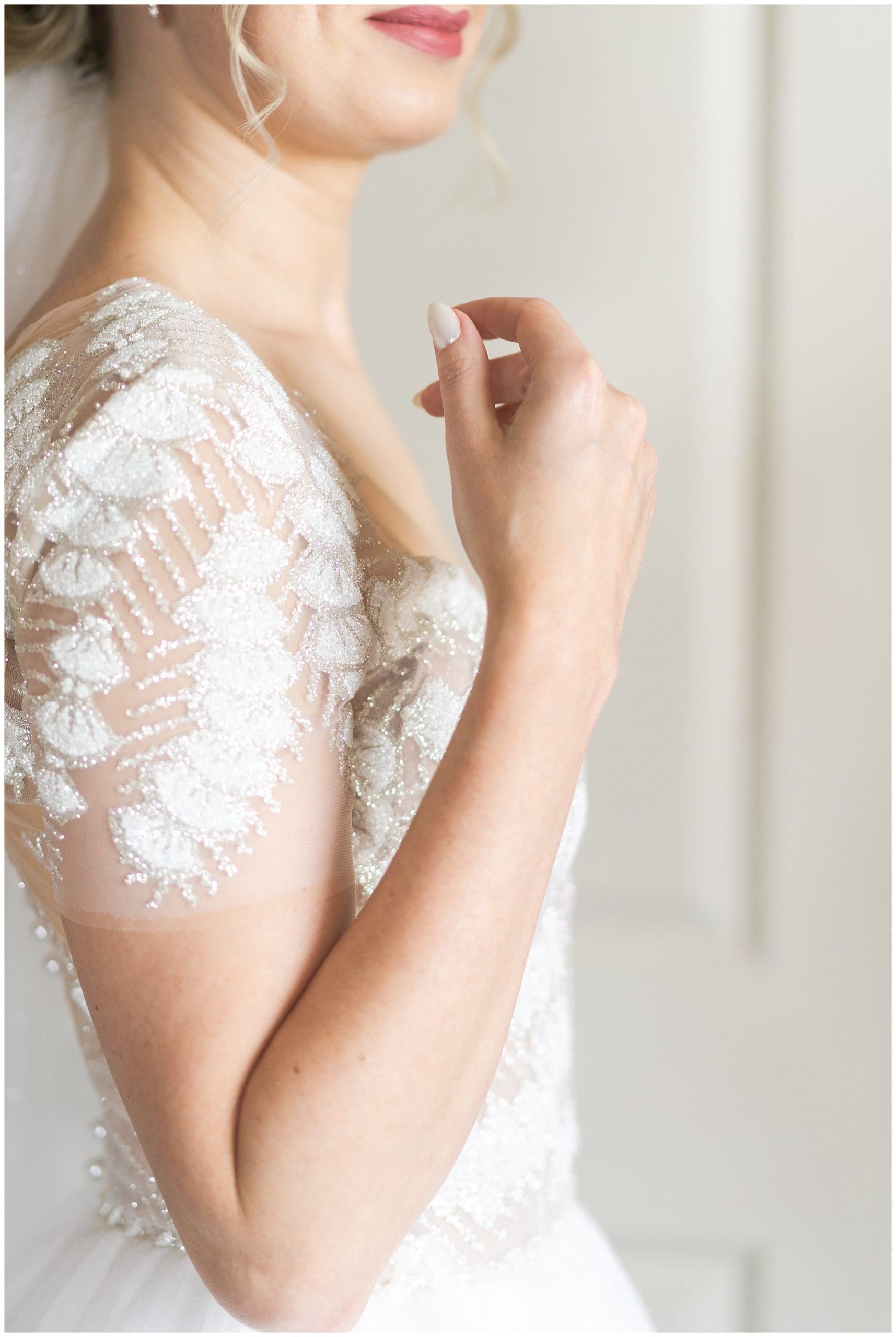 wedding gown at hotel zaza by Houston's best wedding photographers Swish and Click Photography