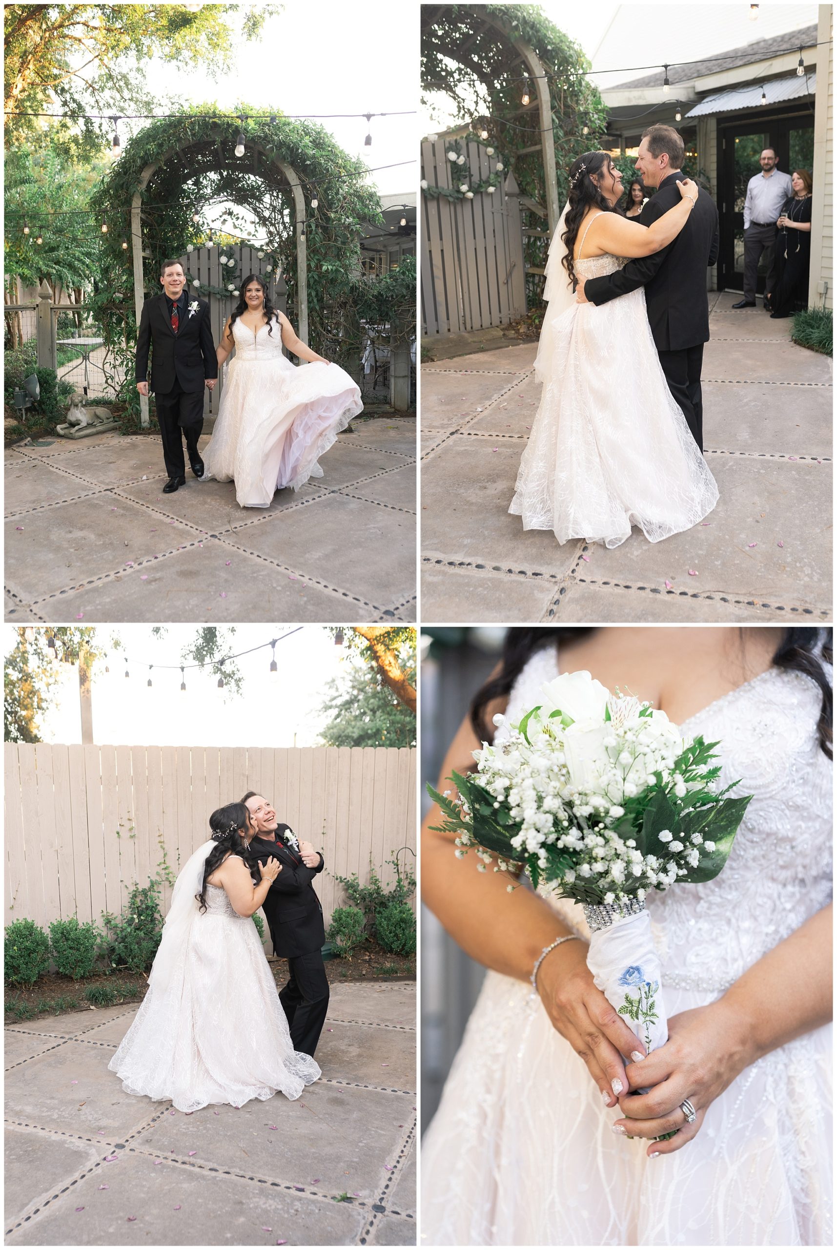 first dance at ouisie's table by Houston wedding photographer Swish and Click Photography
