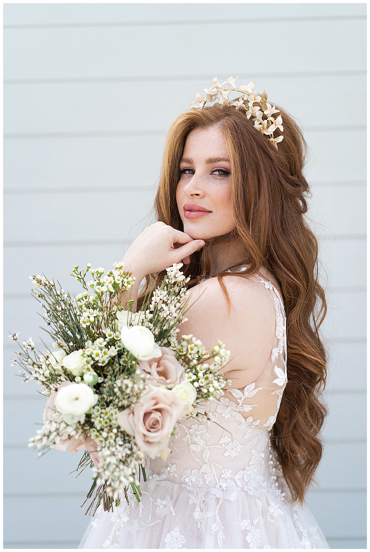 Stunning bridal hair and makeup for Swish & Click Photography