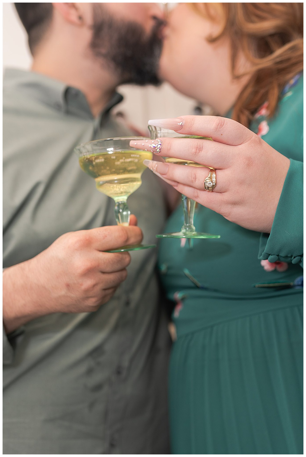 Adult toast with champagne for Swish & Click Photography