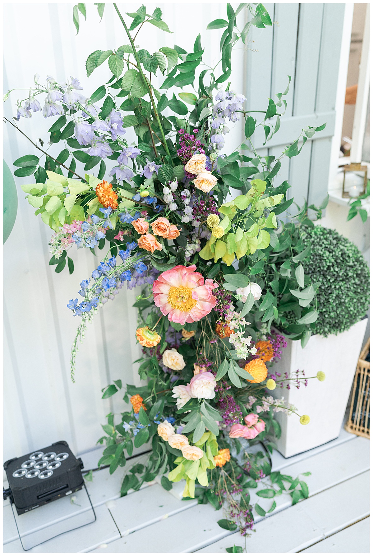 Beautiful floral installation for Houston’s Best Wedding Photographers