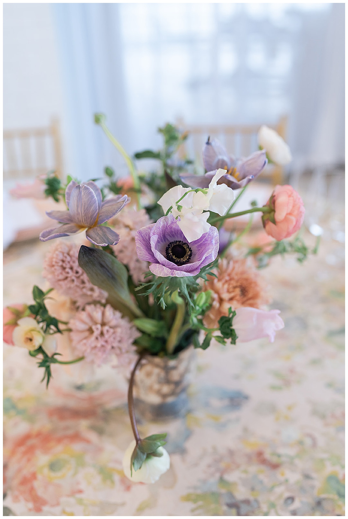 Floral centerpieces for Swish & Click Photography
