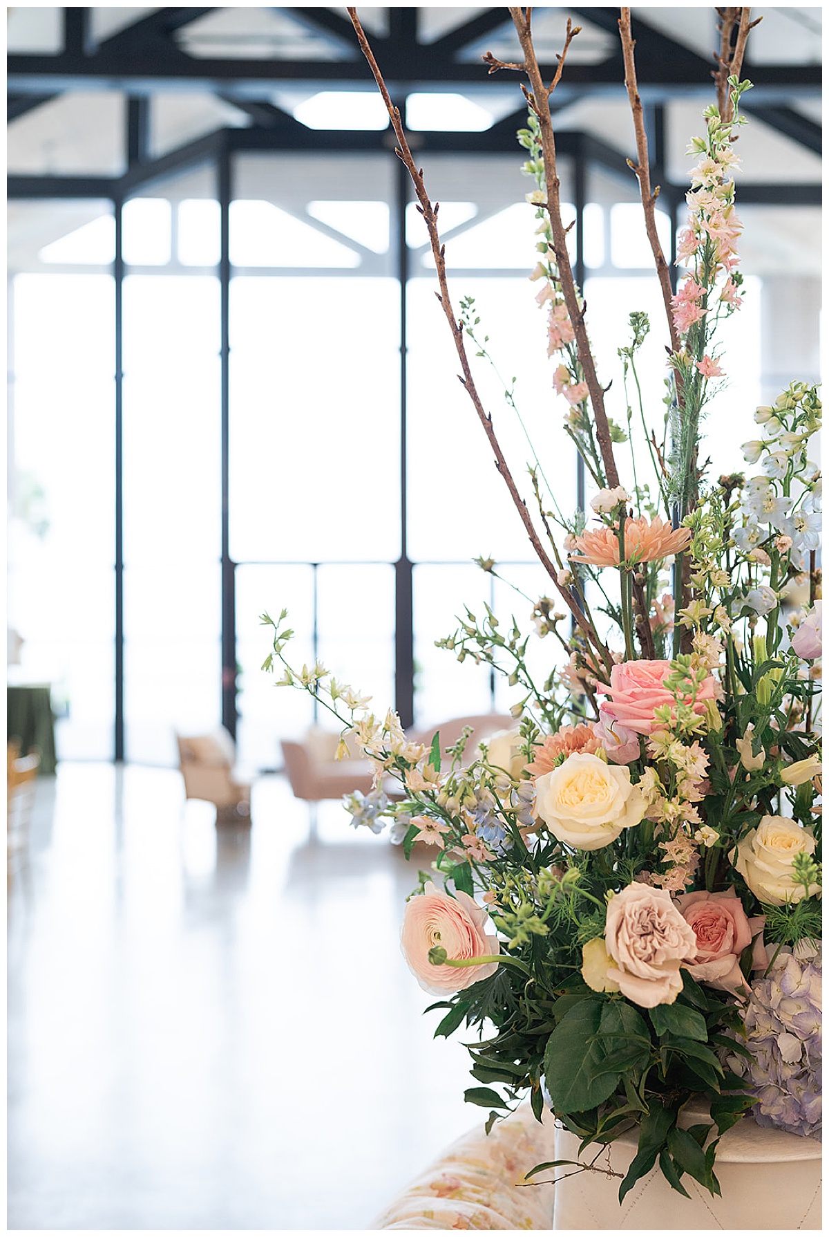 Stunning floral installation at Secret Garden Editorial
