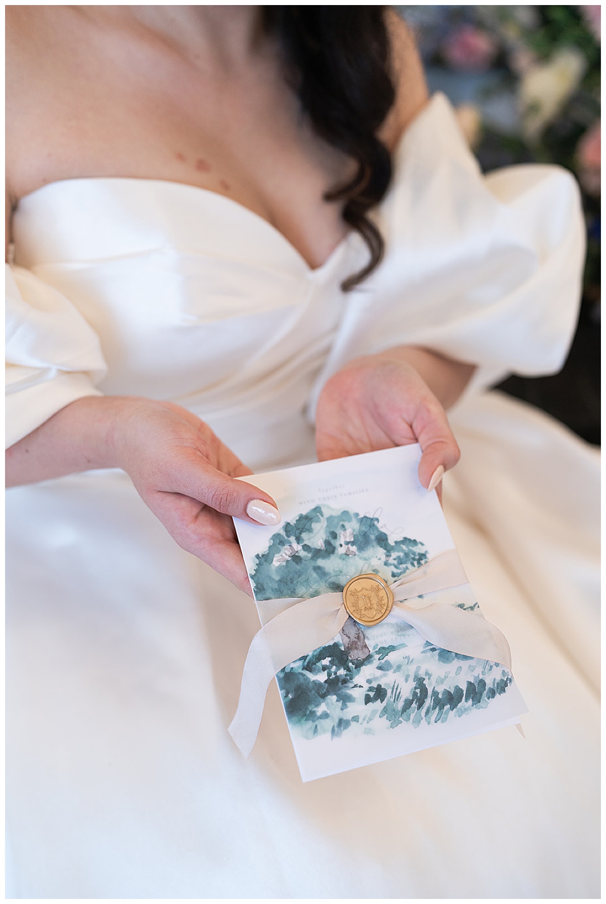 Gorgeous wedding invitation for Houston’s Best Wedding Photographers
