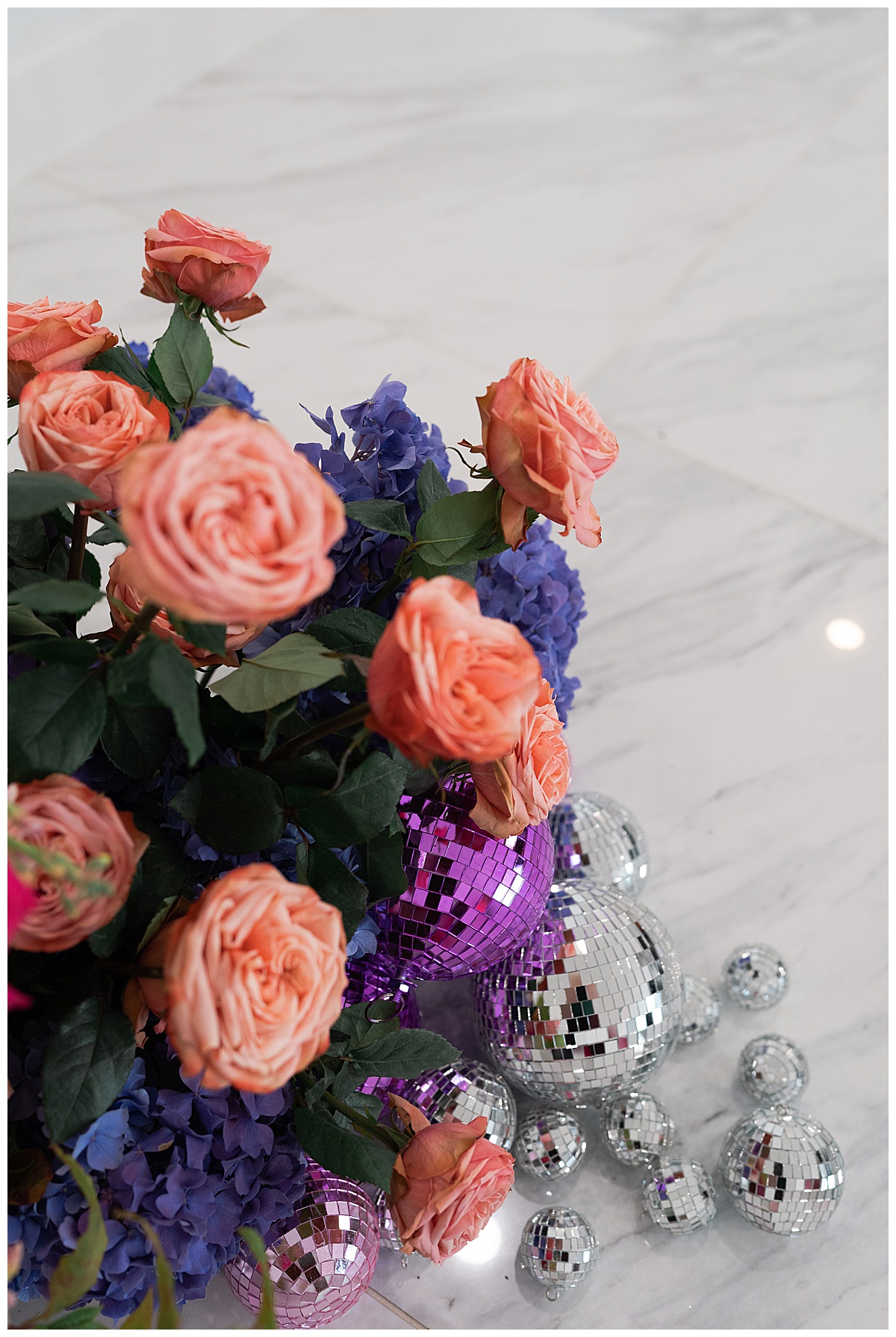 Stunning florals in oink and purple tones for Swish & Click Photography 