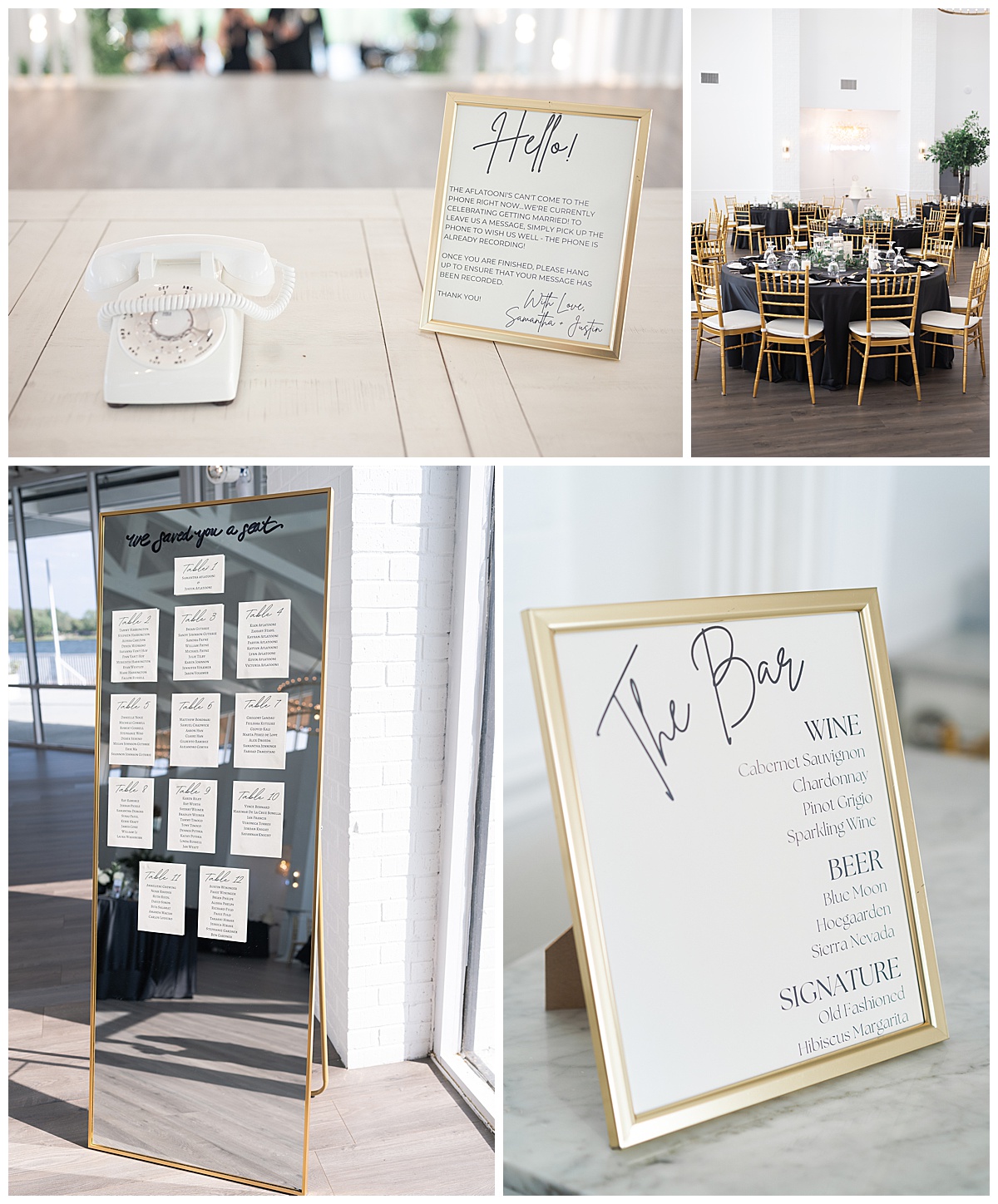Gorgeous reception decor for Swish & Click Photography