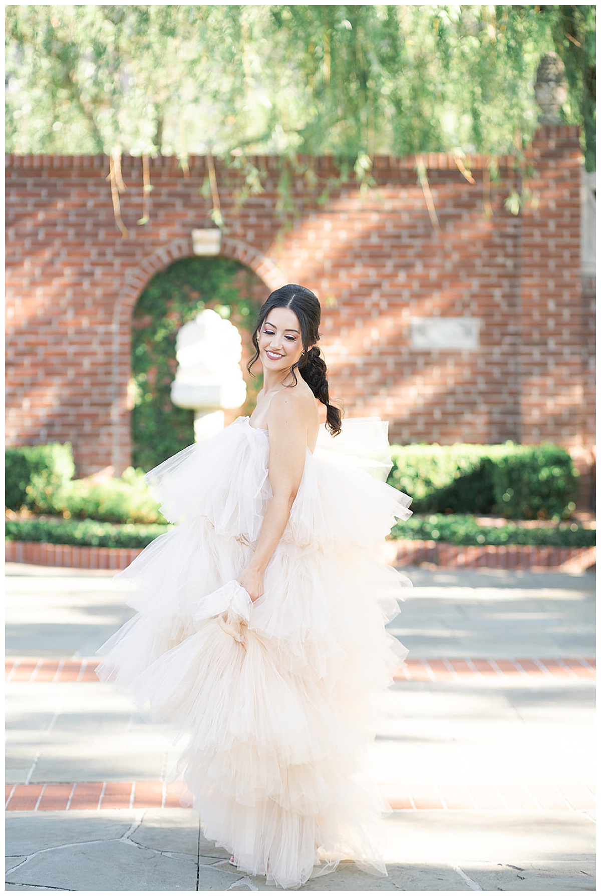 Bride dances in wedding gown for Houston’s Best Wedding Photographers