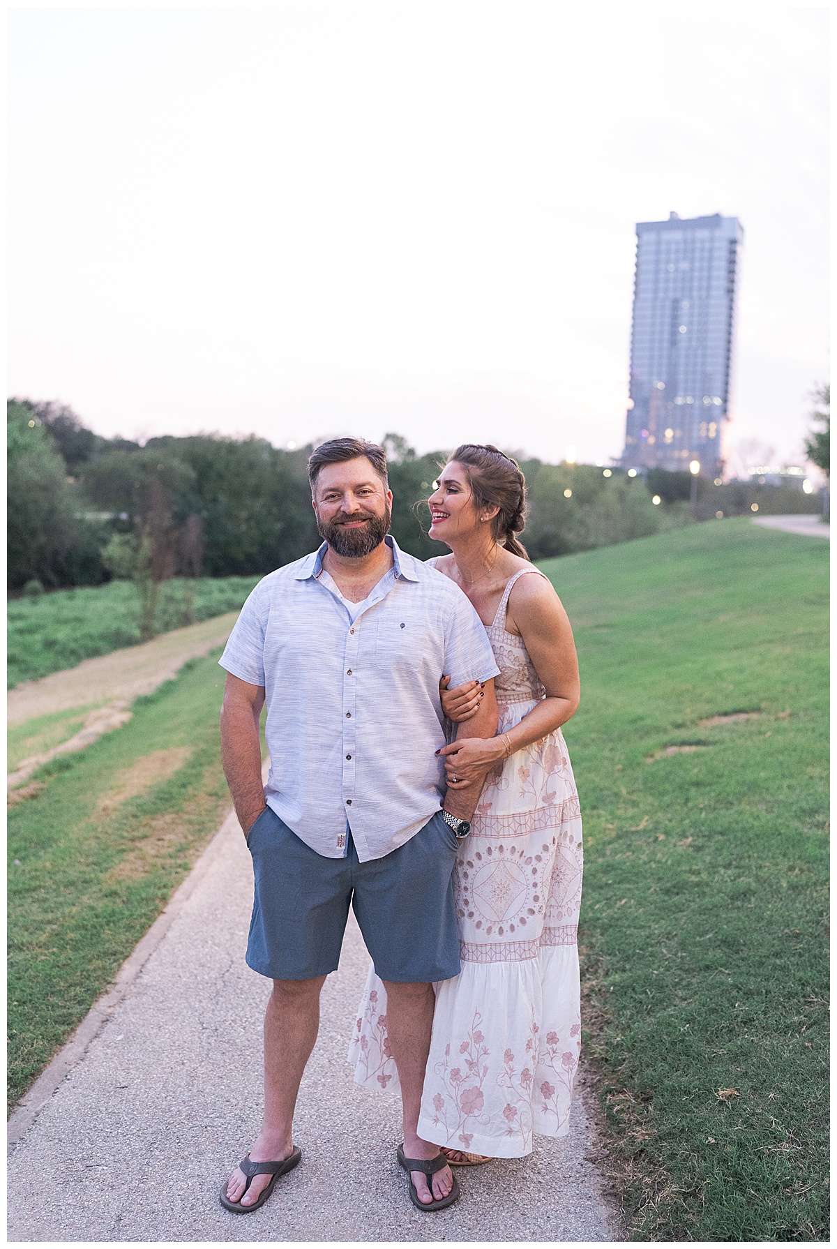Couple stand together for Houston’s Best Wedding Photographers