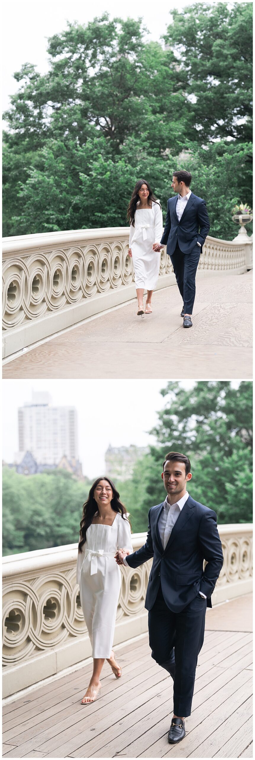 Couple laugh and smile together as they walk for Houston’s Best Wedding Photographers