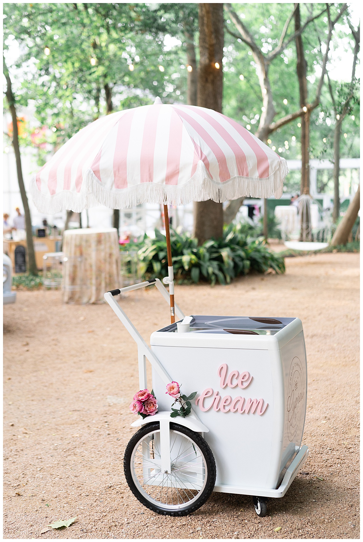 Ice cream bar cart for Swish & Click Photography