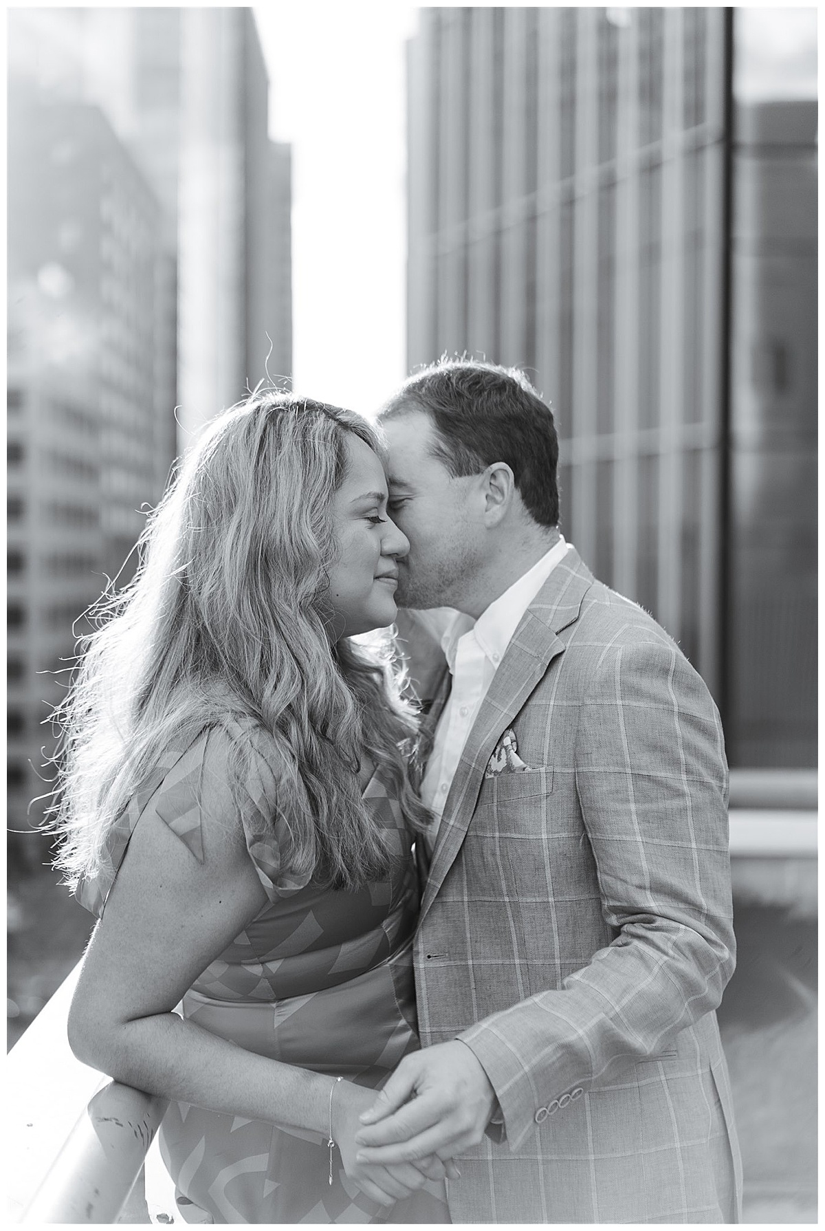 Man and woman share a tender moment for Houston’s Best Wedding Photographers