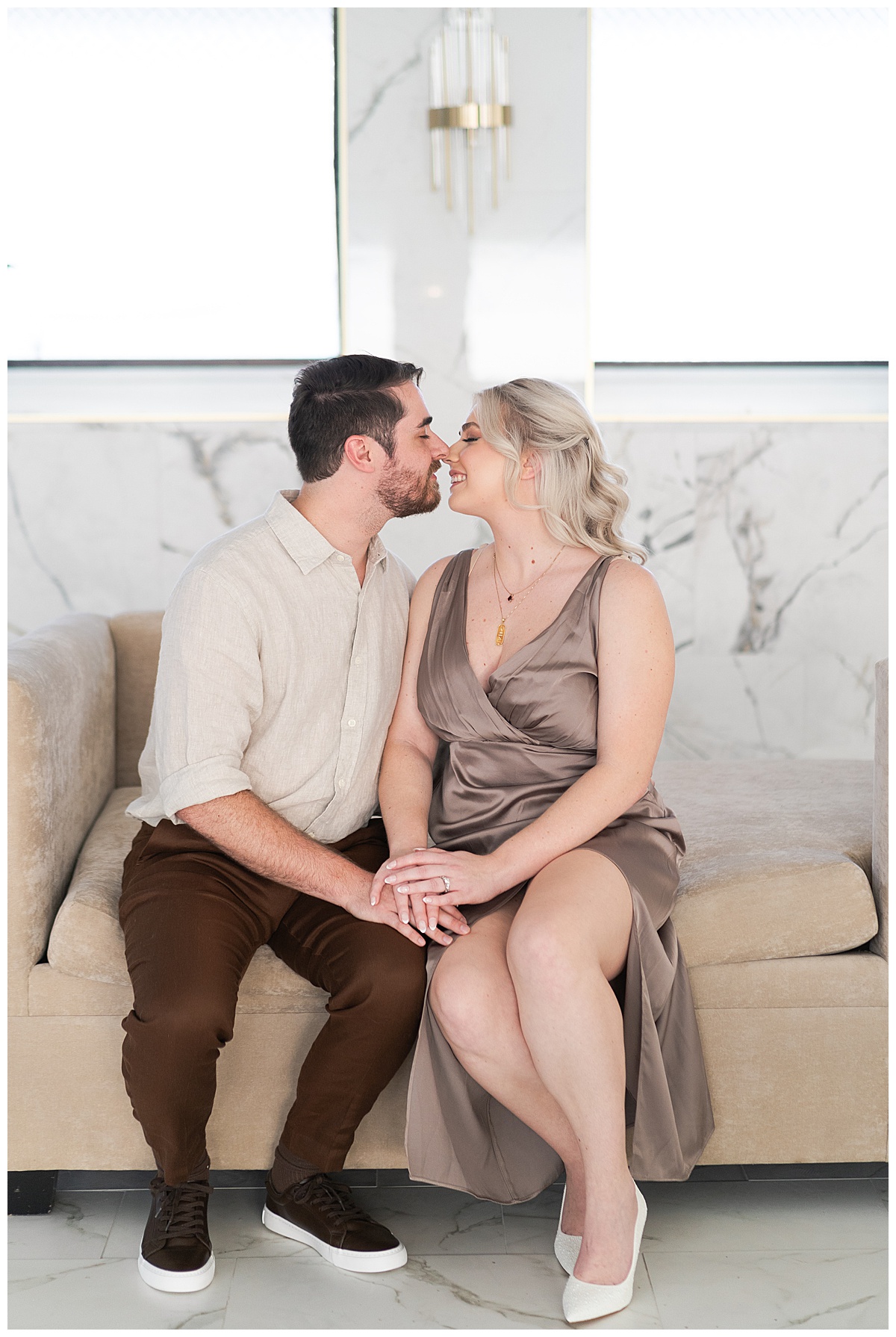 Man and woman share a kiss for Houston’s Best Wedding Photographers