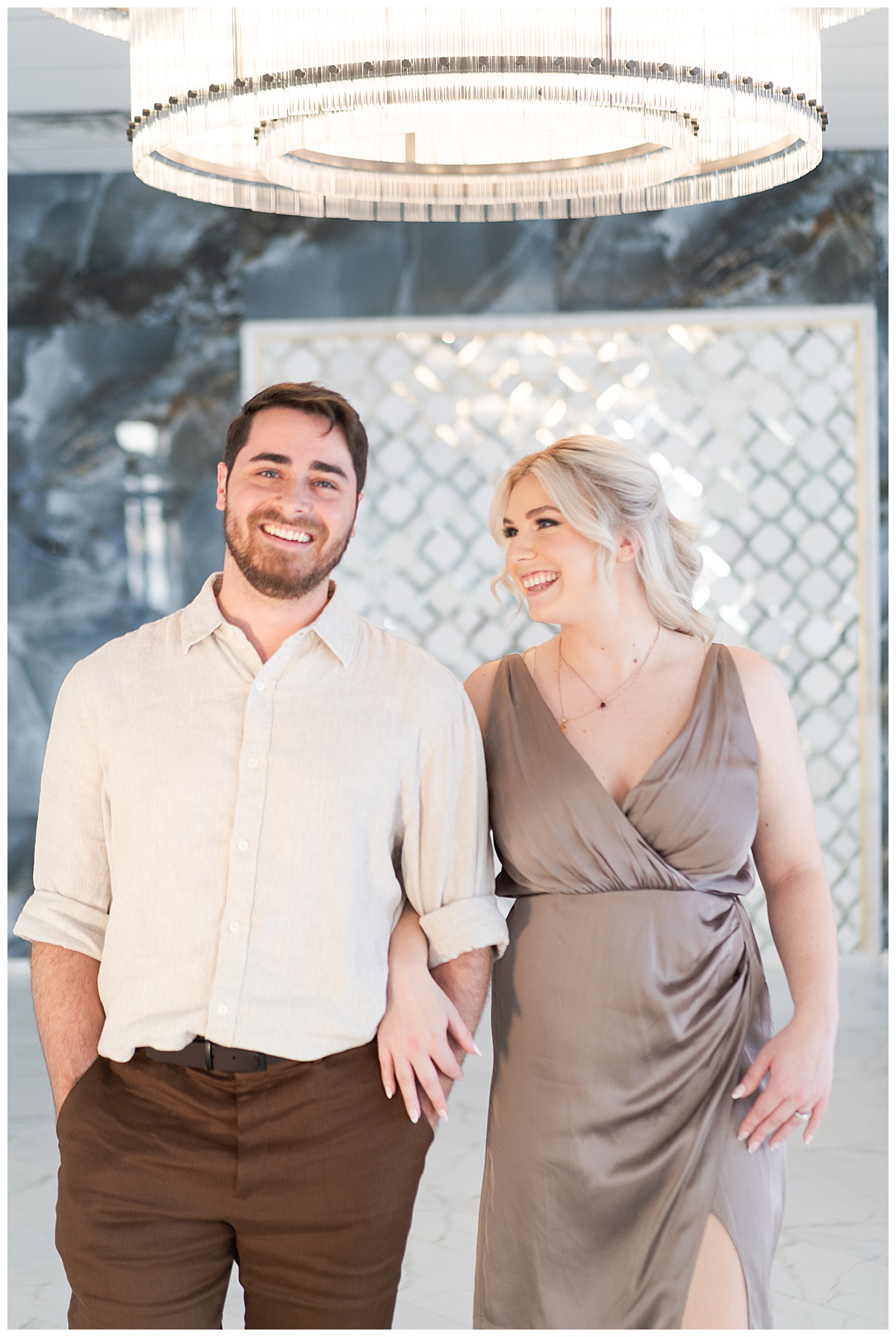 Woman smiles at man for Houston’s Best Wedding Photographers