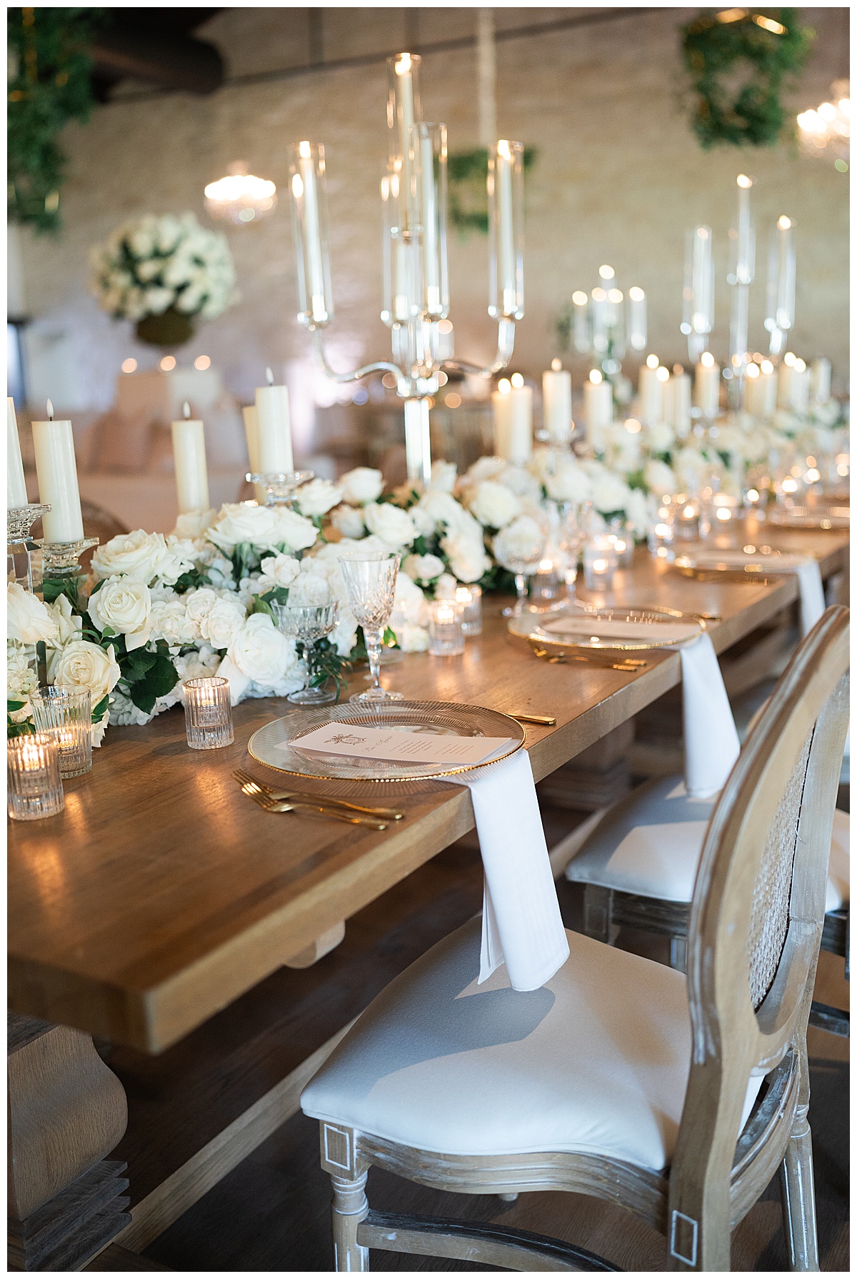 Wedding table settings by Swish & Click Photography