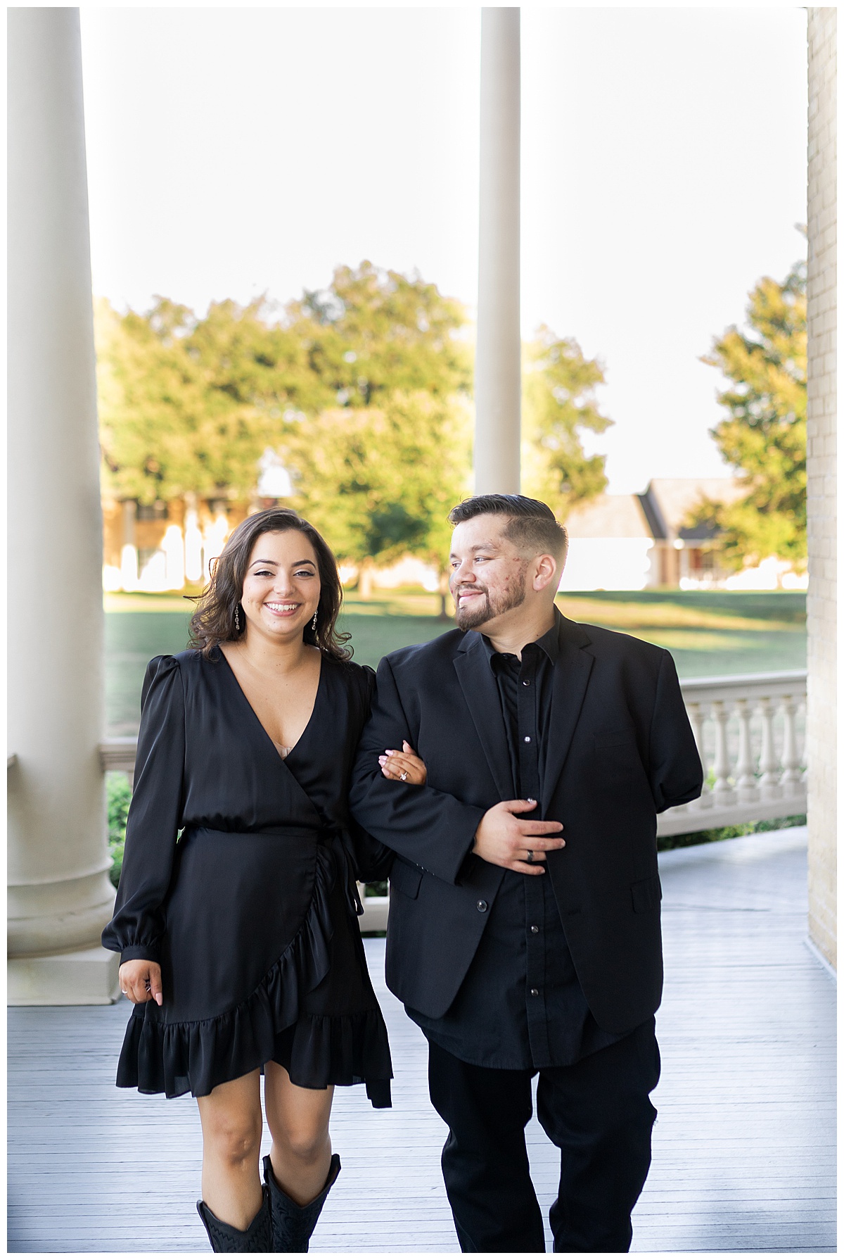 Man and woman smile together for Houston’s Best Wedding Photographers