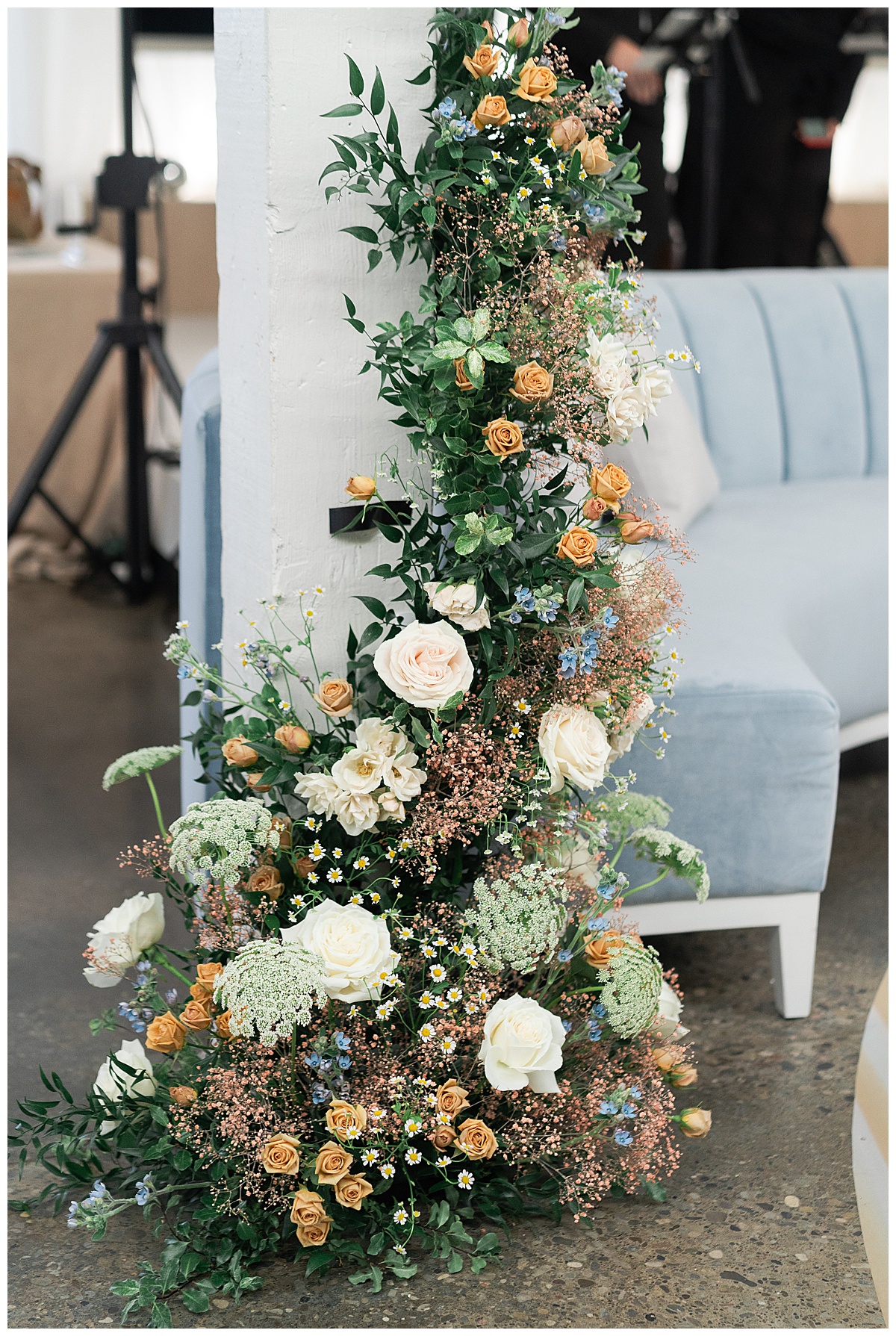 Floral installation by Swish & Click Photography