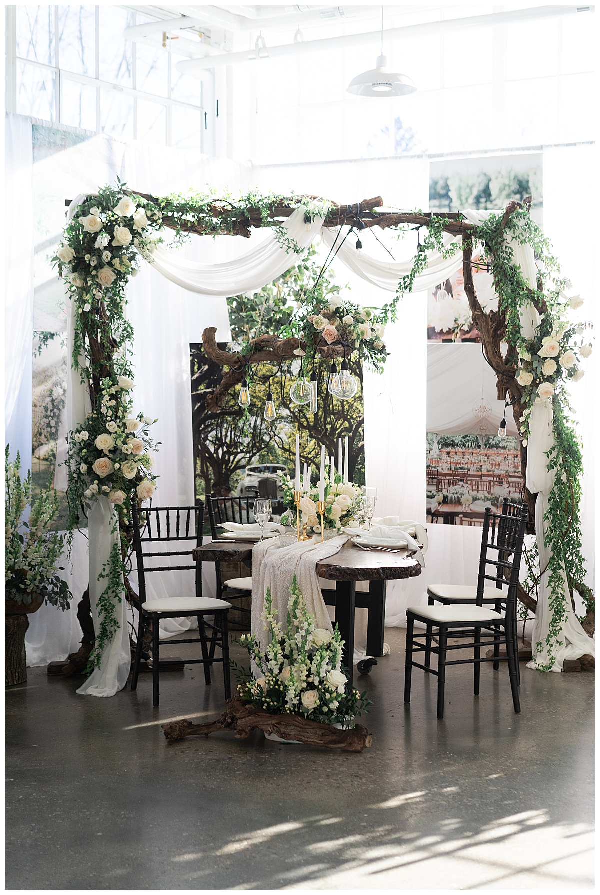 Floral installations by Houston’s Best Wedding Photographers