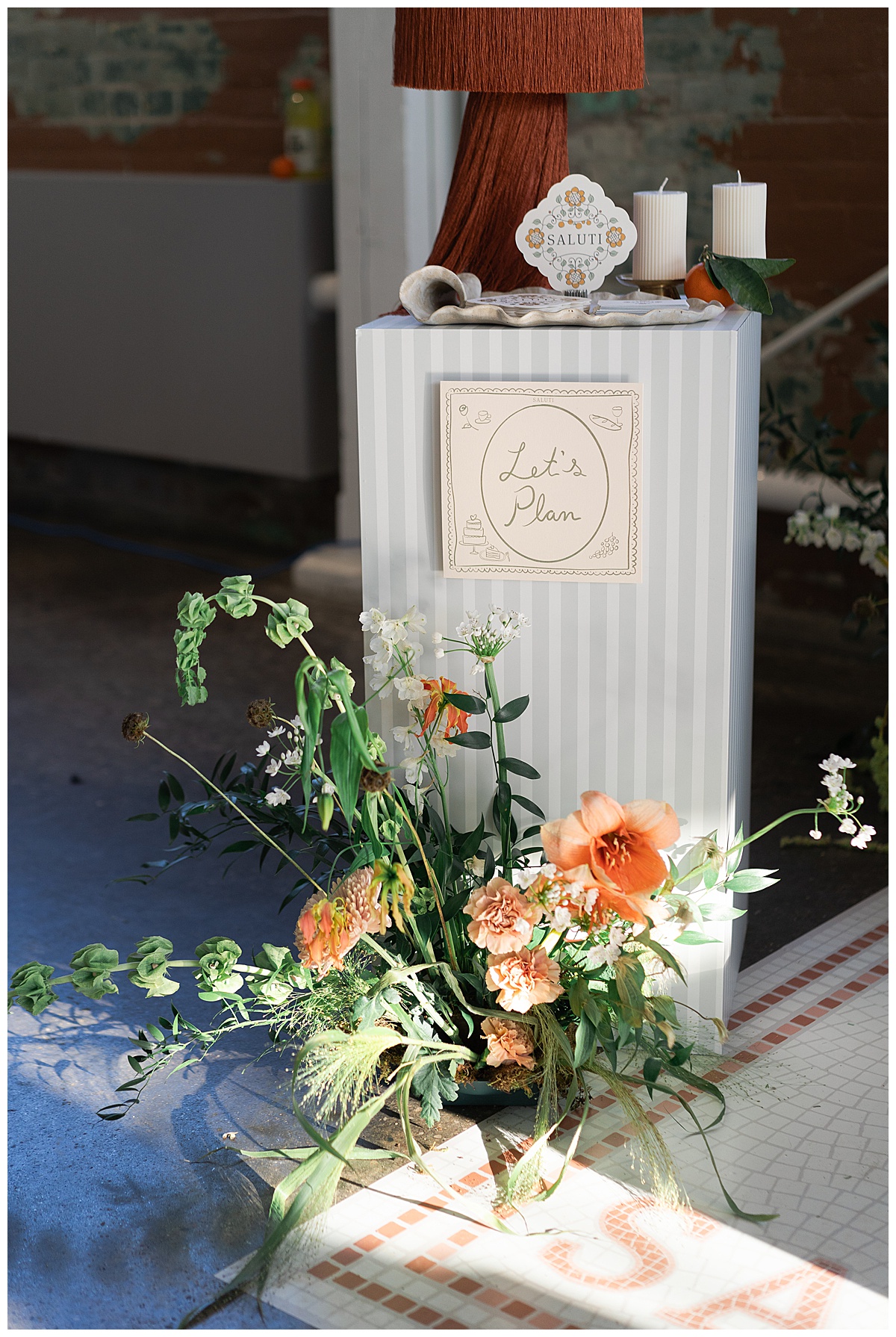 Floral installation for Houston’s Best Wedding Photographers