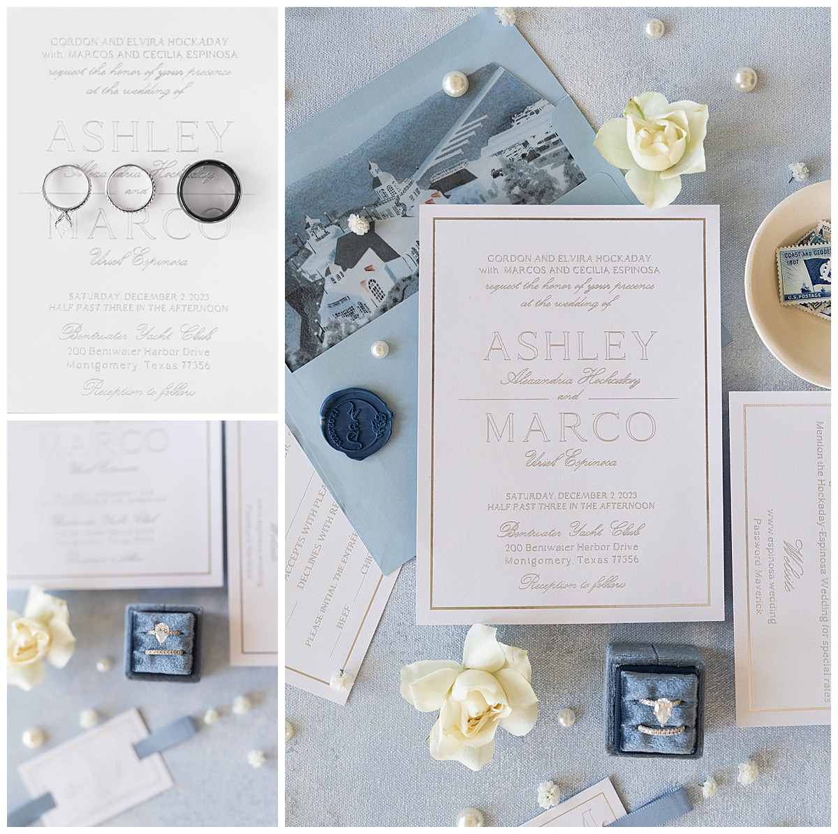 invitation suite by Houston’s Best Wedding Photographers