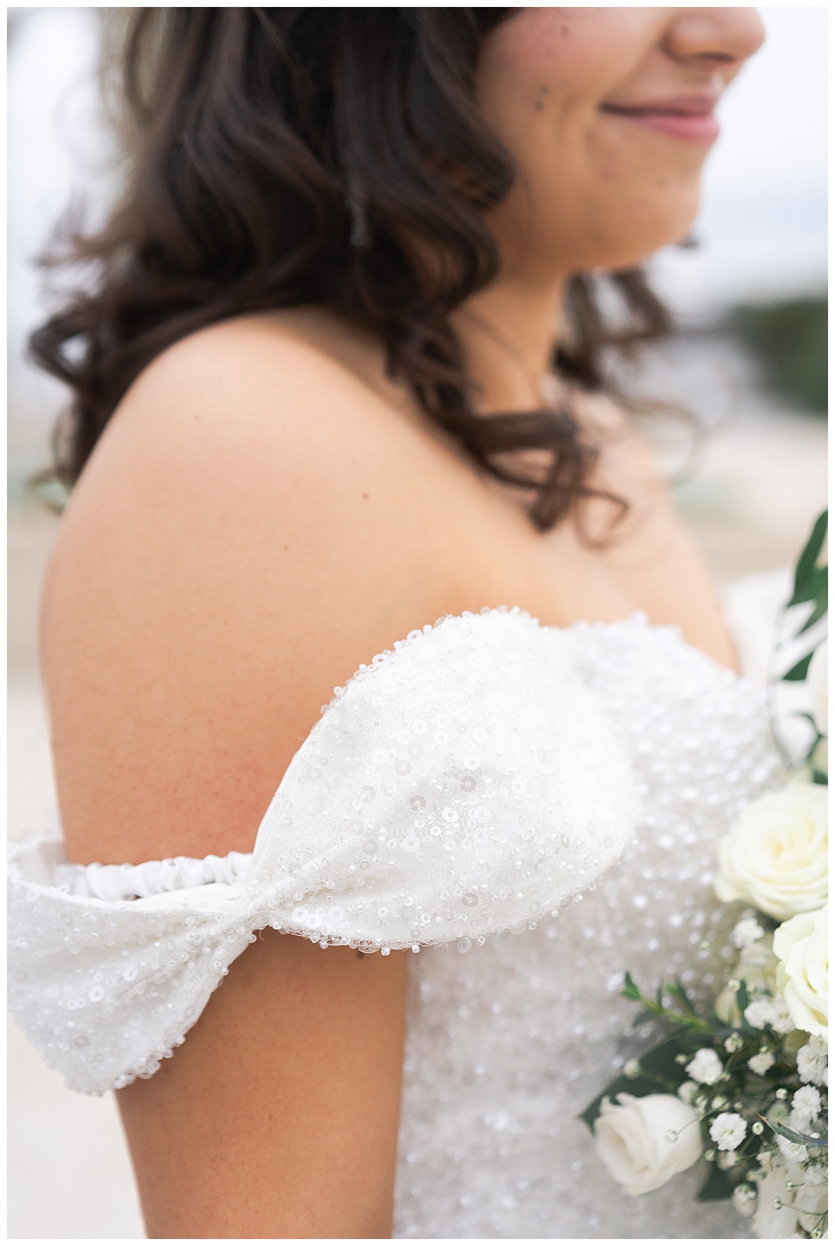 Stunning wedding dress details for Houston’s Best Wedding Photographers