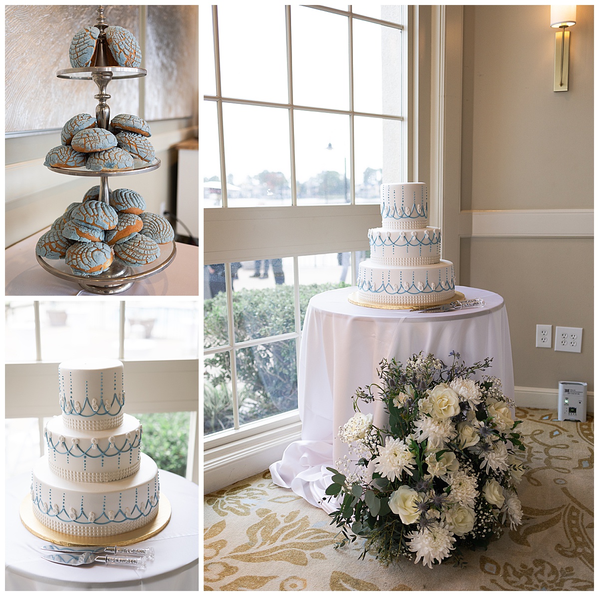 Wedding cake and dessert for Swish & Click Photography