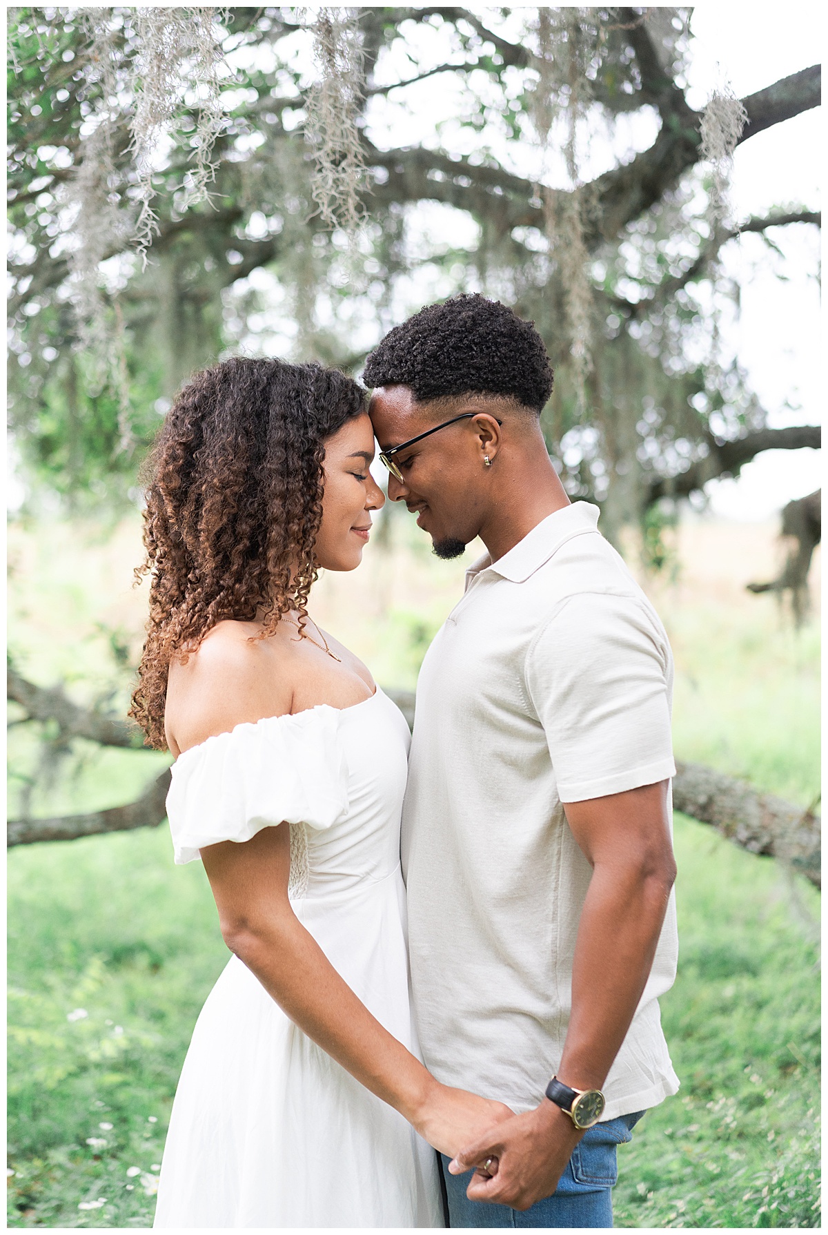 Man and woman hold each other close for Swish & Click Photography