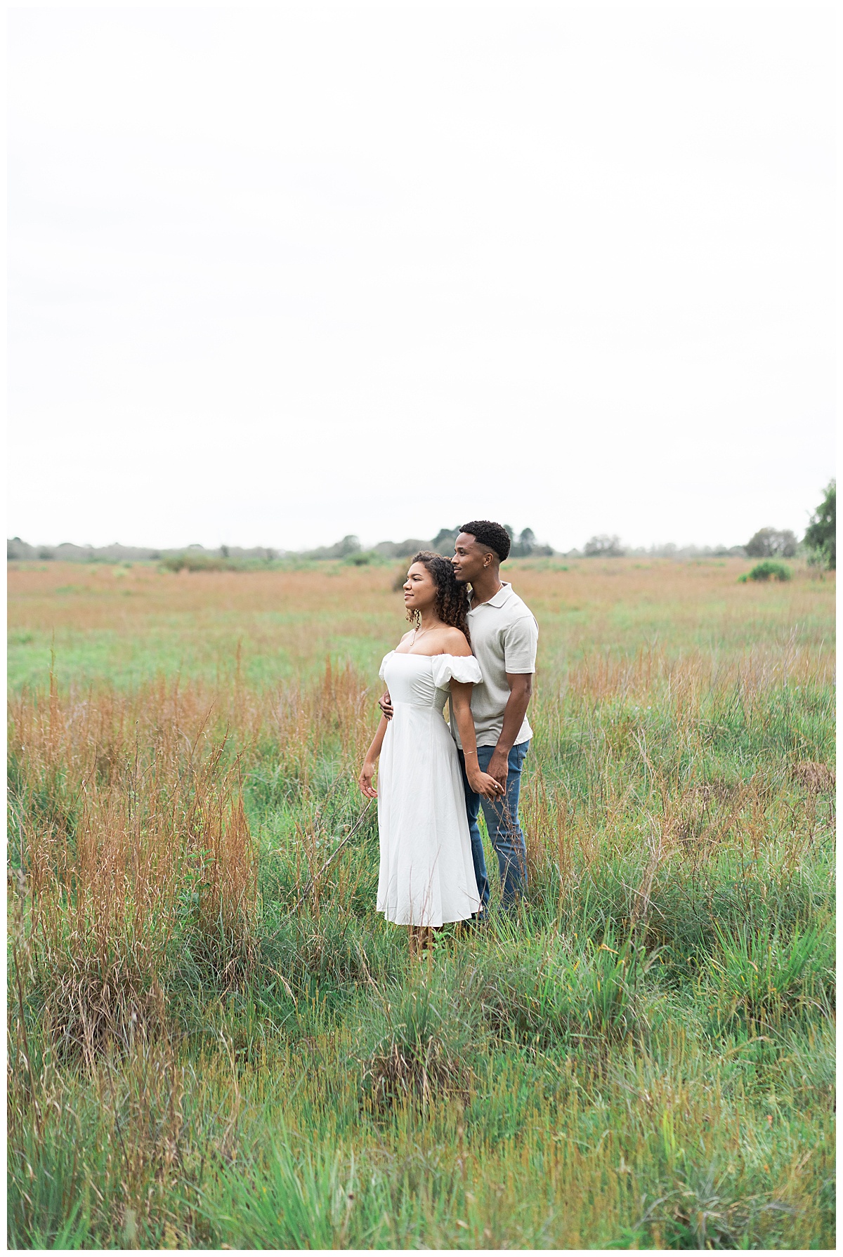 Couple stand together for Swish & Click Photography