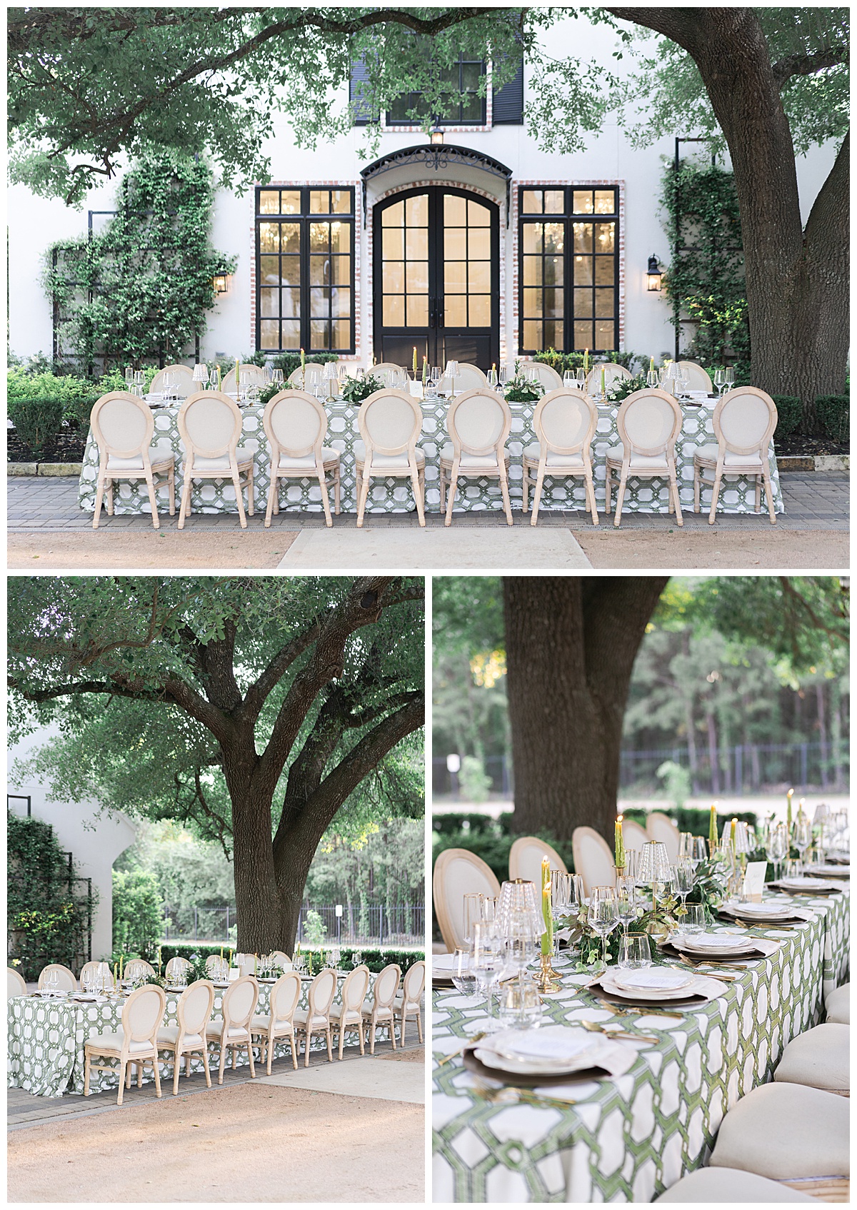 Stunning outdoor reception ceremony by Swish & Click Photography