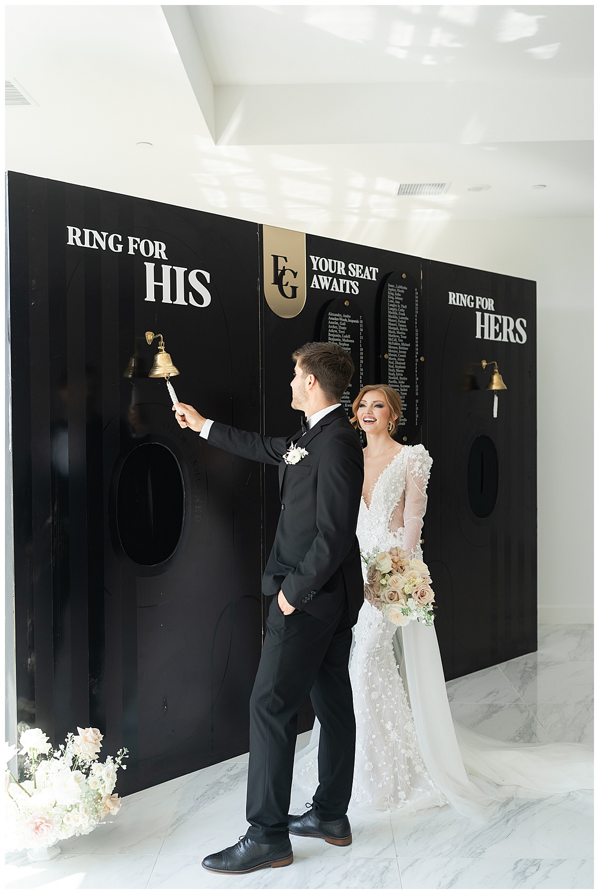 Couple ring bell as Wedding Traditions to Leave Behind