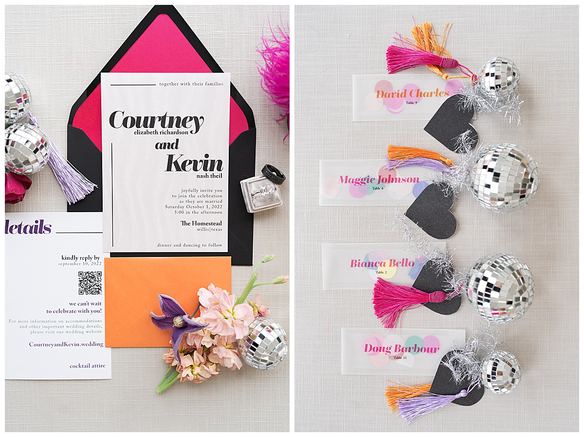 one of the 2025 Wedding Trends to look forward to is bold color palettes in custom wedding invitations