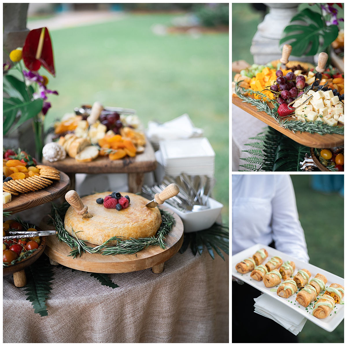 Treat your guests to a culinary experience by Swish & Click Photography