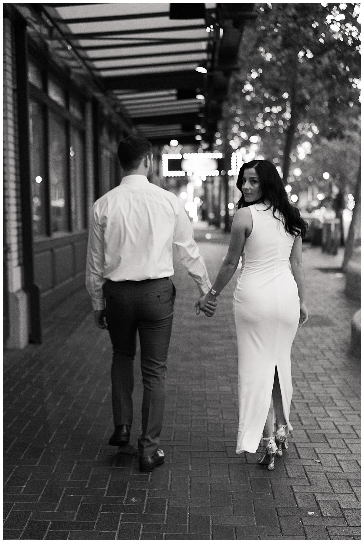 Couple walk hand in hand together for Houston’s Best Wedding Photographers