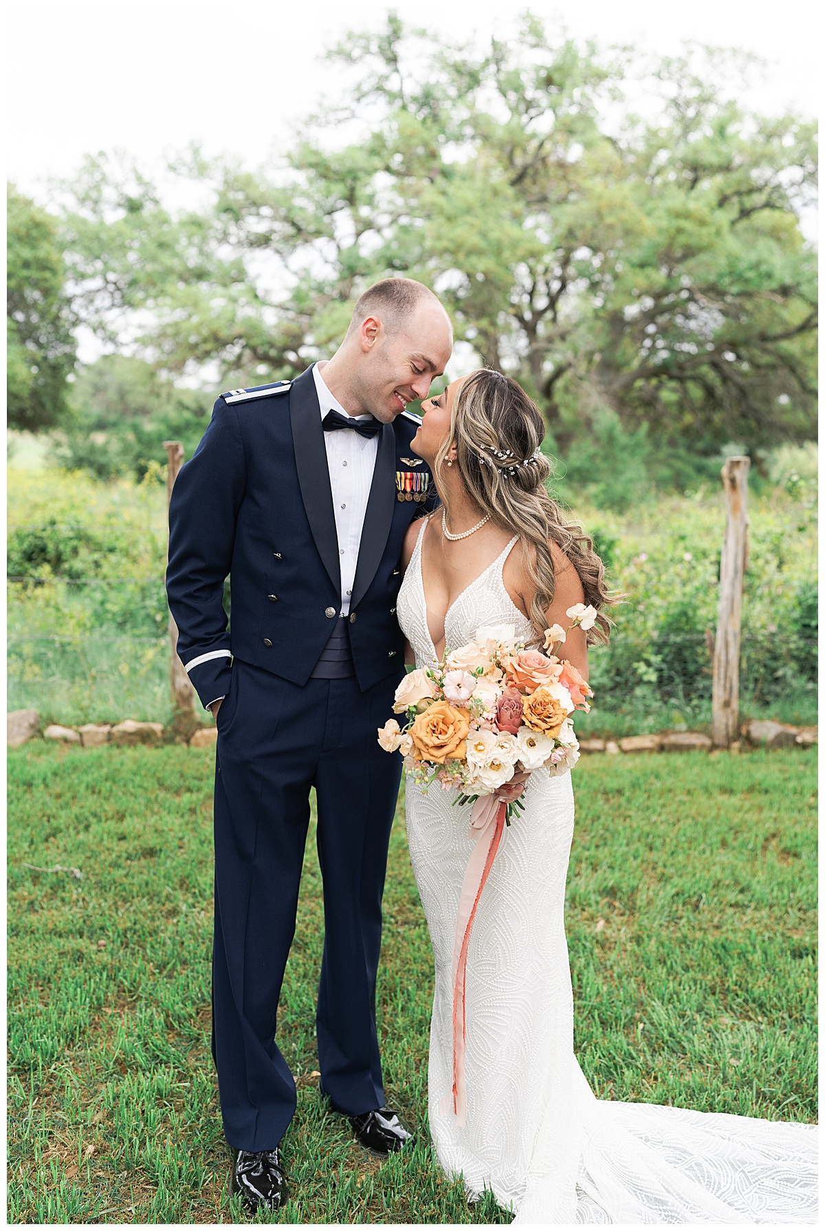 Bride and groom hold each other close during their Stonehouse Villa Wedding